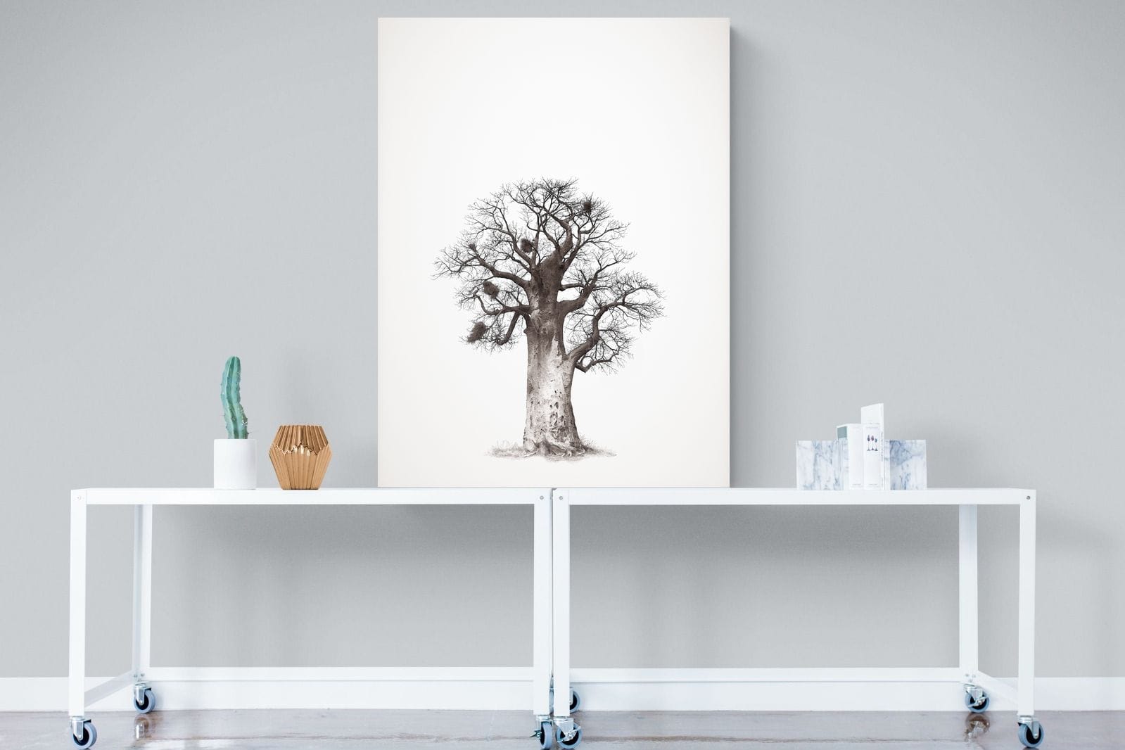 Baobab Legacy #5-Wall_Art-90 x 120cm-Mounted Canvas-No Frame-Pixalot