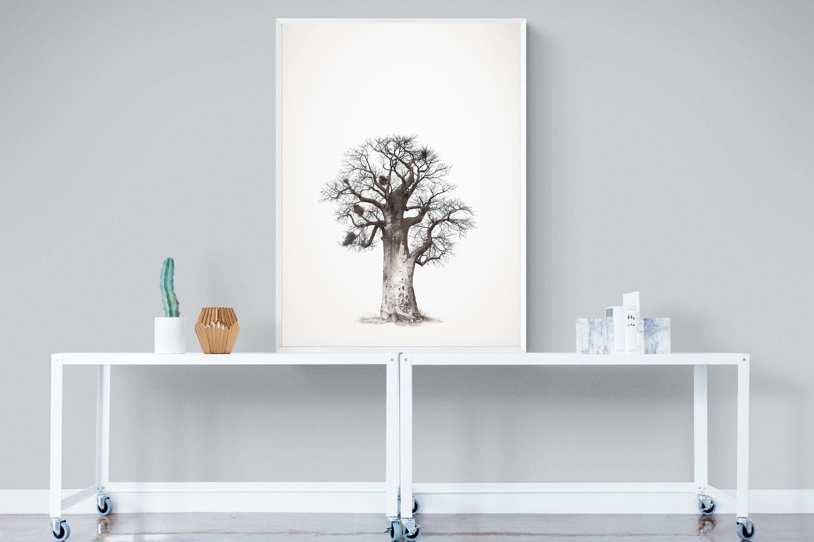 Baobab Legacy #5-Wall_Art-90 x 120cm-Mounted Canvas-White-Pixalot