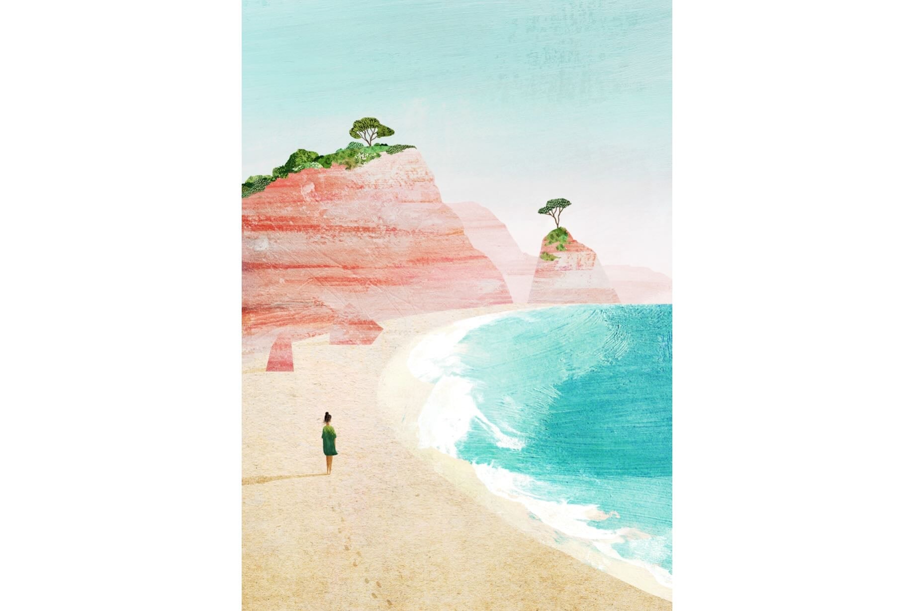 Beach Girl IV-Wall_Art-Pixalot