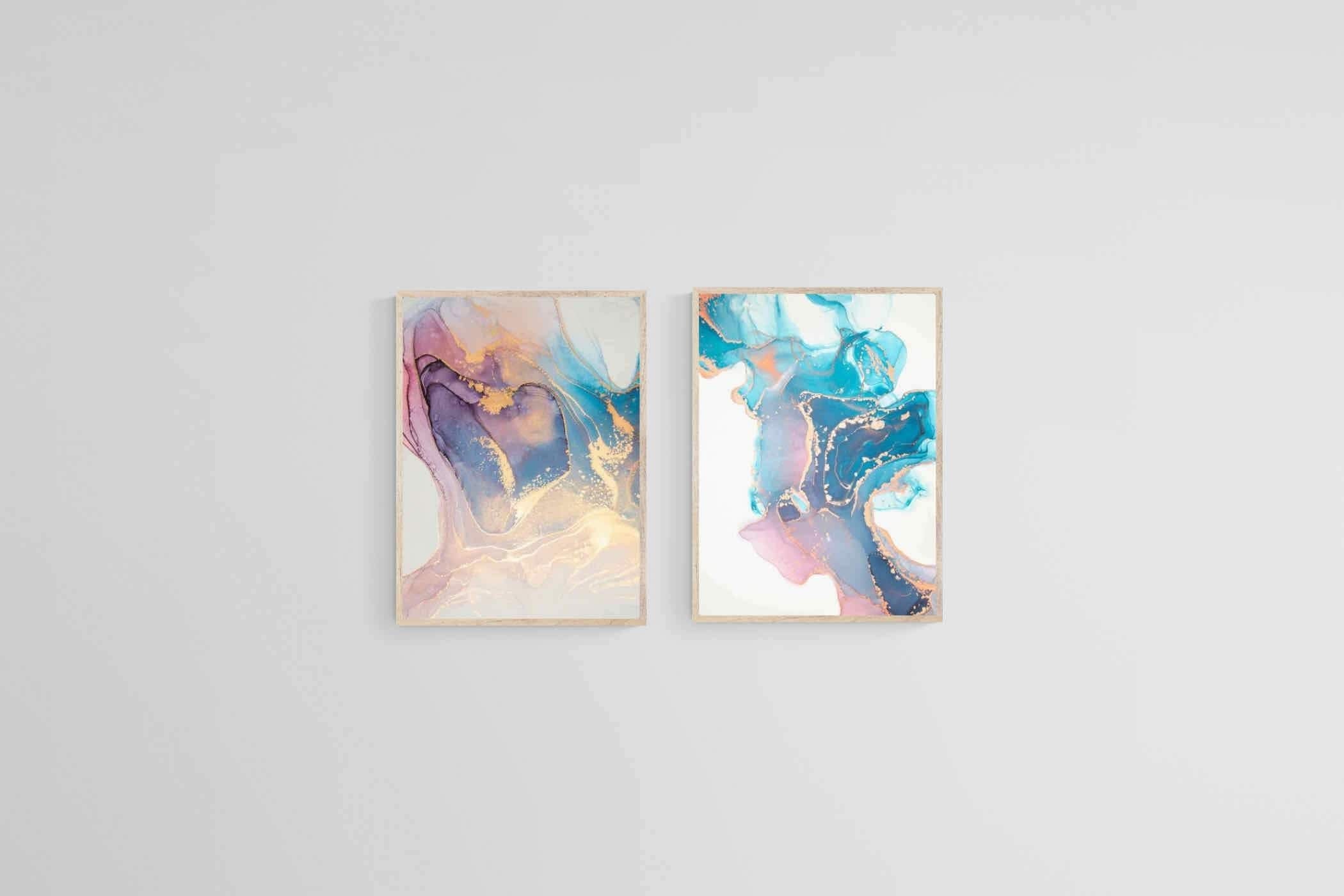 Blush Set-Wall_Art-45 x 60cm (x2)-Mounted Canvas-Wood-Pixalot