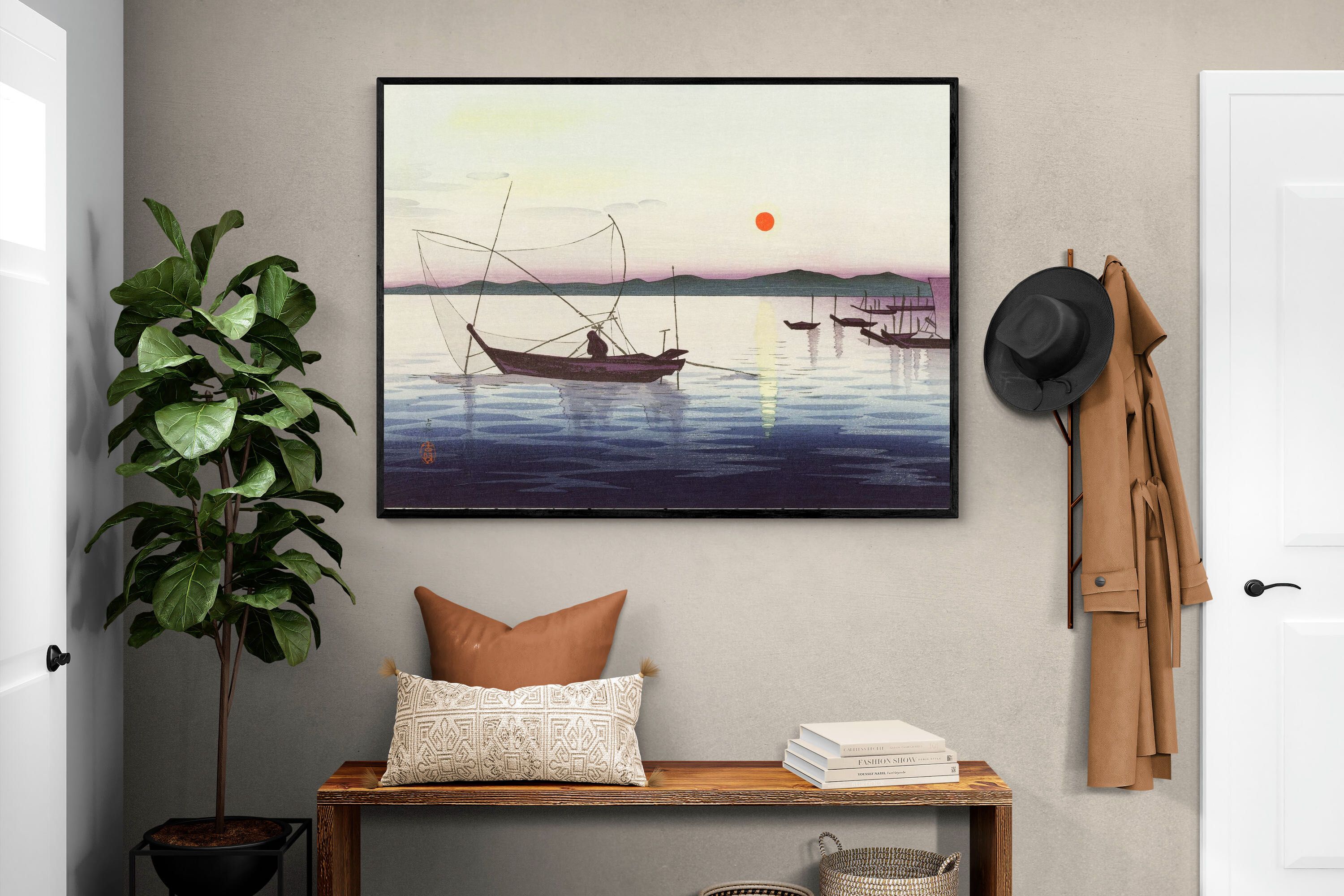 Pixalot Boats & Setting Sun