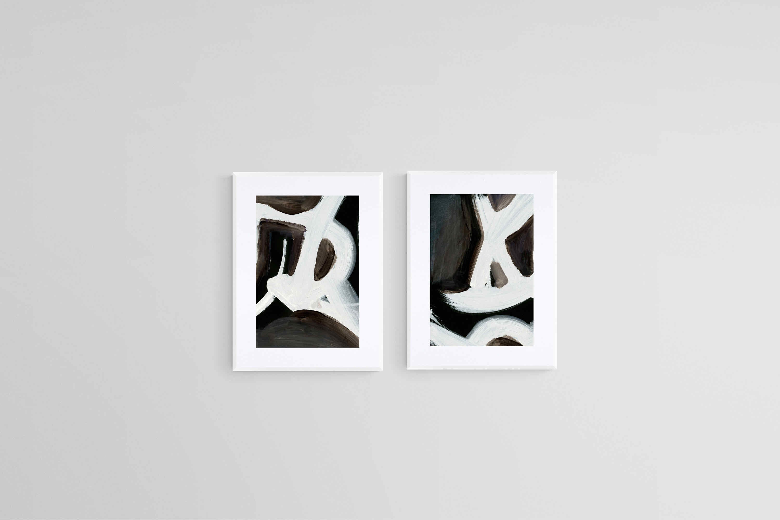 Bones Set-Wall_Art-45 x 60cm (x2)-Framed Print-White-Pixalot