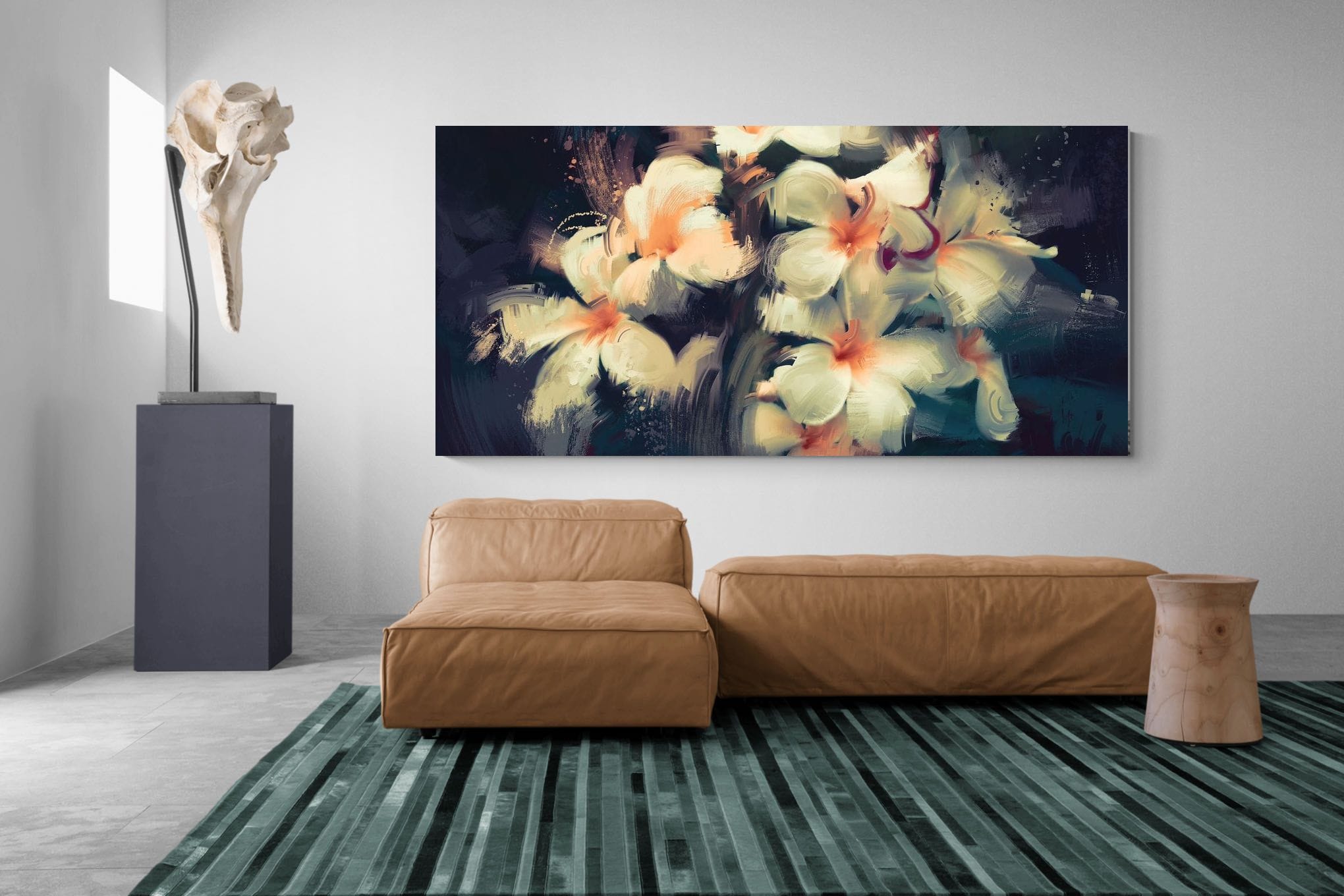 Brushed Petals-Wall_Art-Pixalot