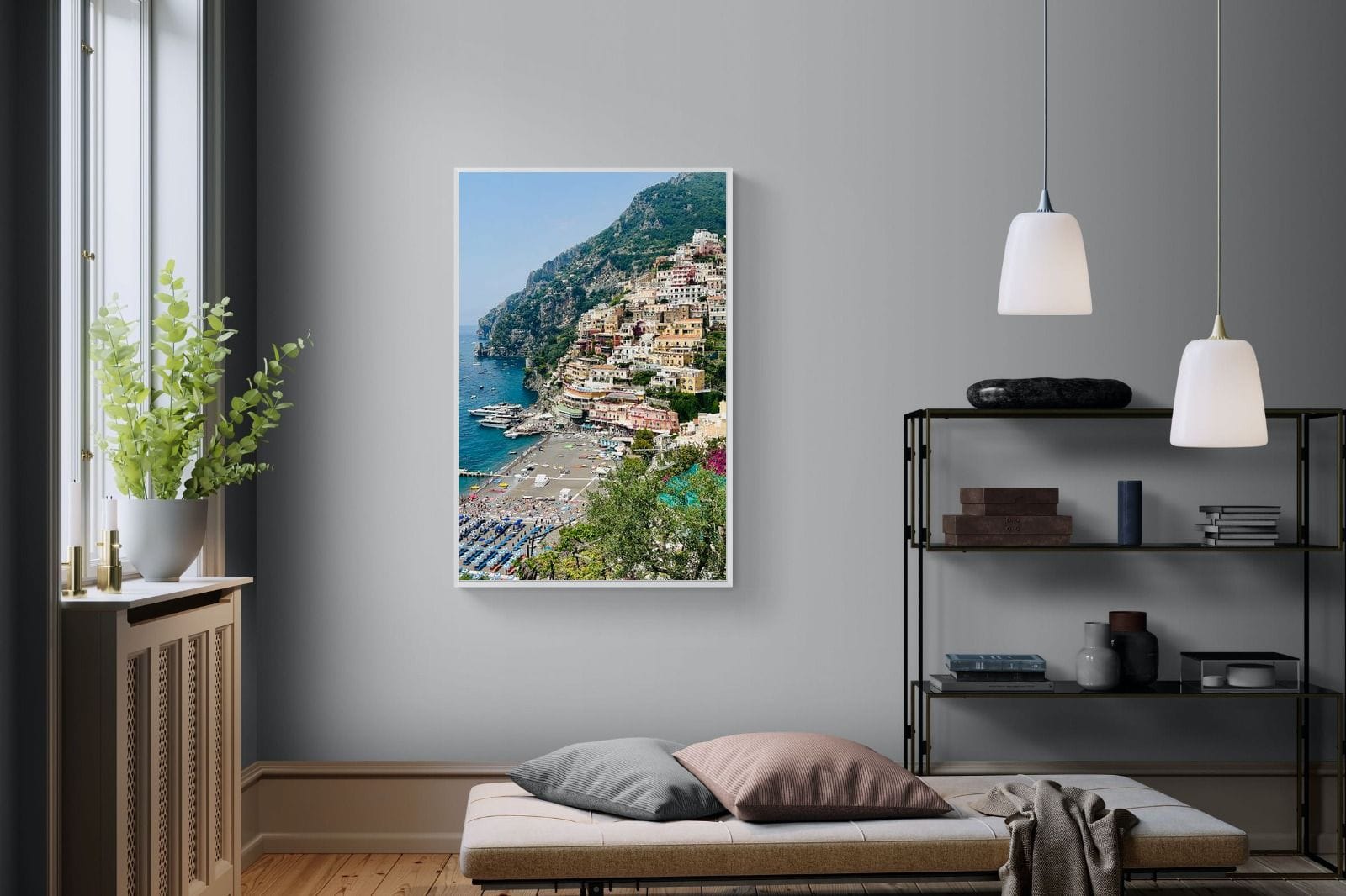 Capri-Wall_Art-100 x 150cm-Mounted Canvas-White-Pixalot