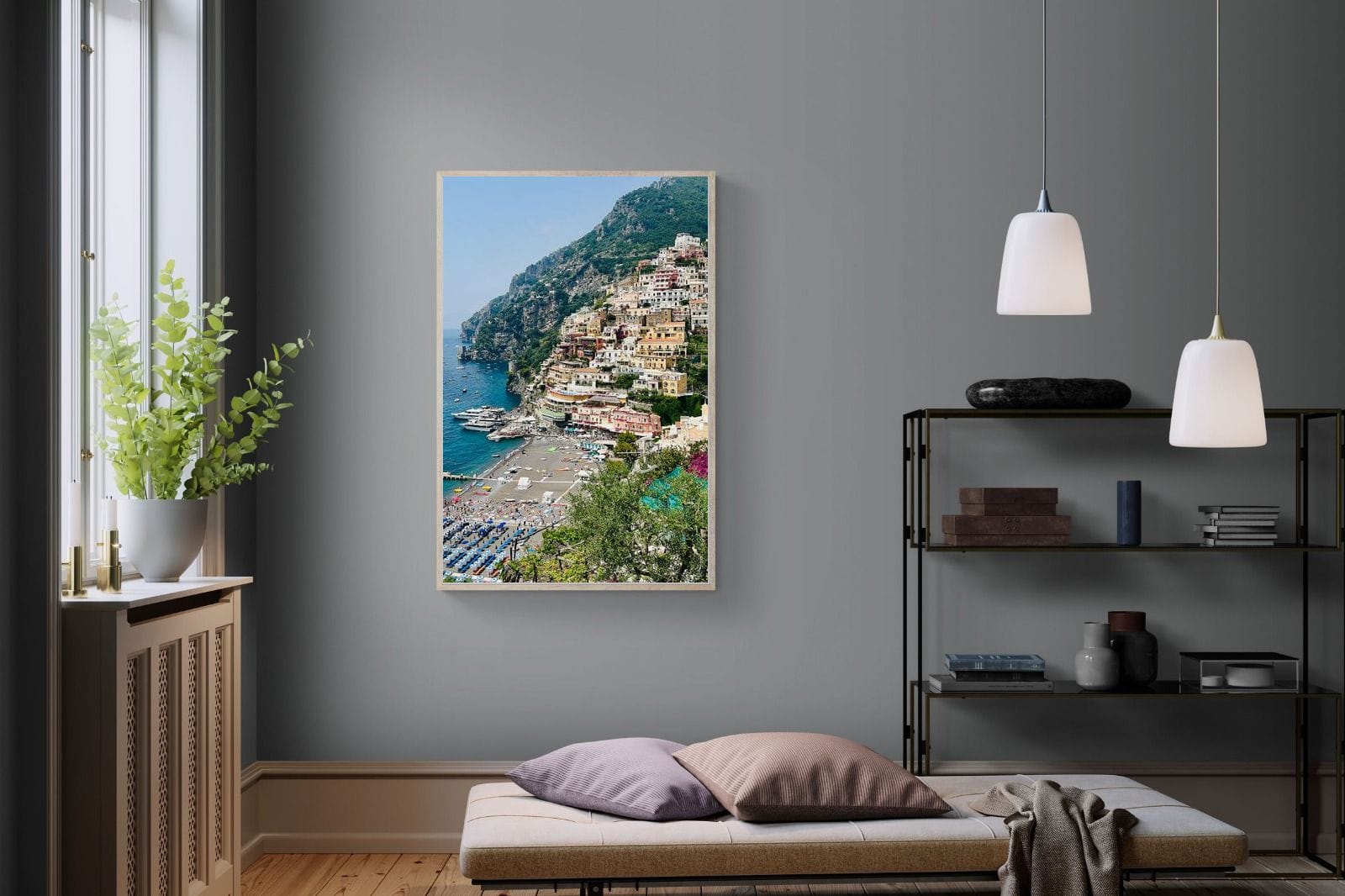Capri-Wall_Art-100 x 150cm-Mounted Canvas-Wood-Pixalot
