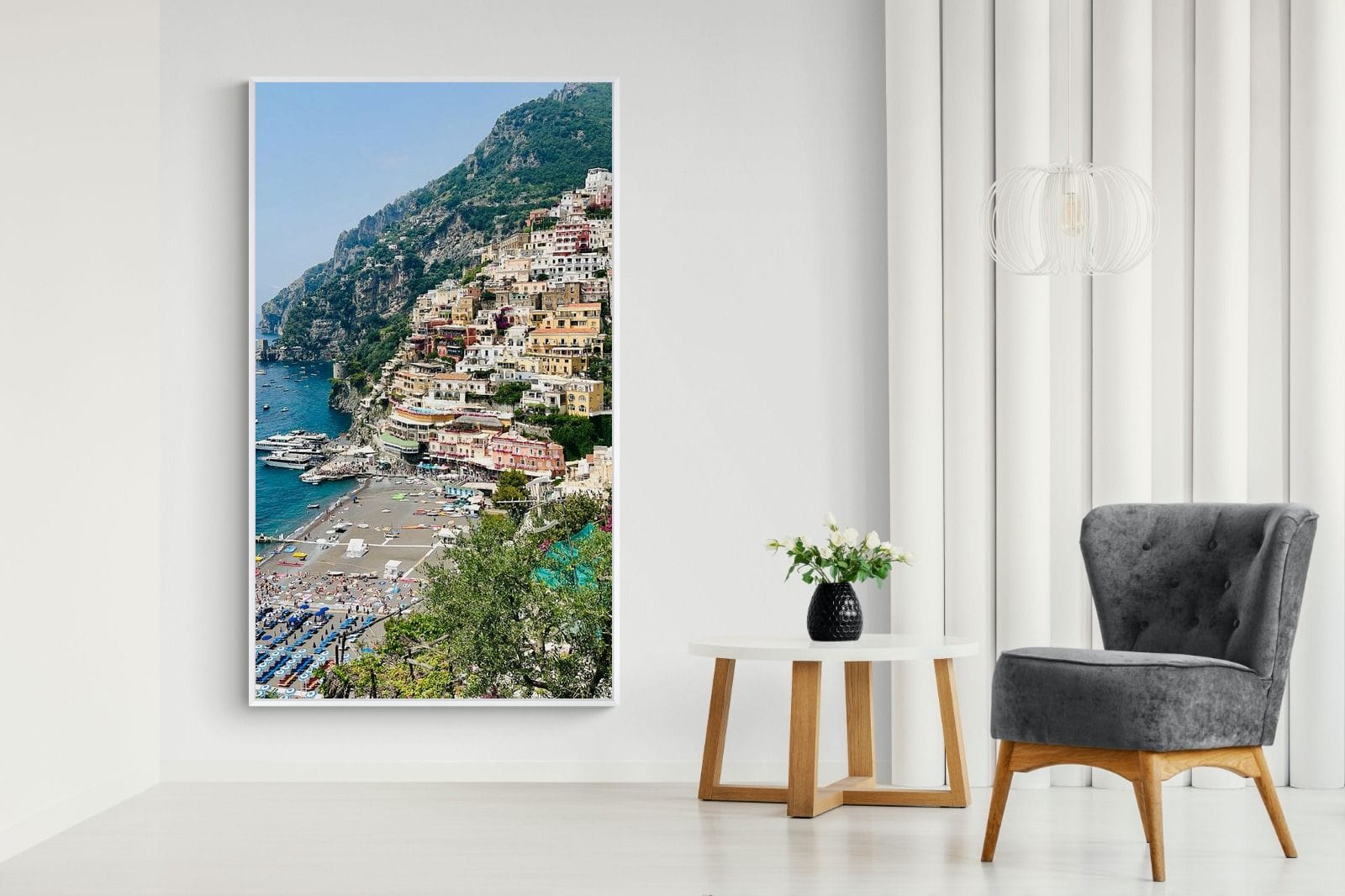 Capri-Wall_Art-130 x 220cm-Mounted Canvas-White-Pixalot