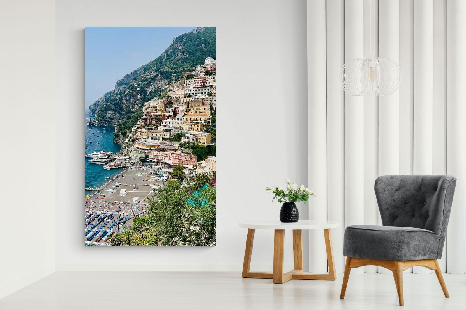 Capri-Wall_Art-130 x 220cm-Mounted Canvas-No Frame-Pixalot