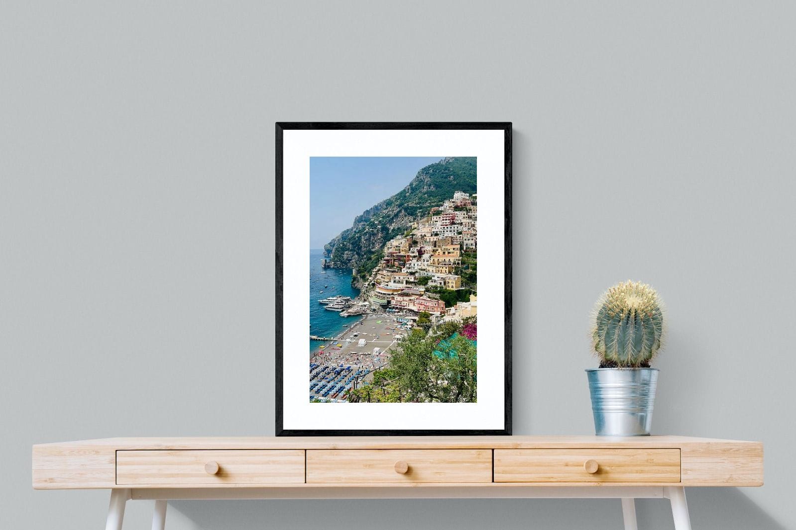 Capri-Wall_Art-60 x 80cm-Framed Print-Black-Pixalot
