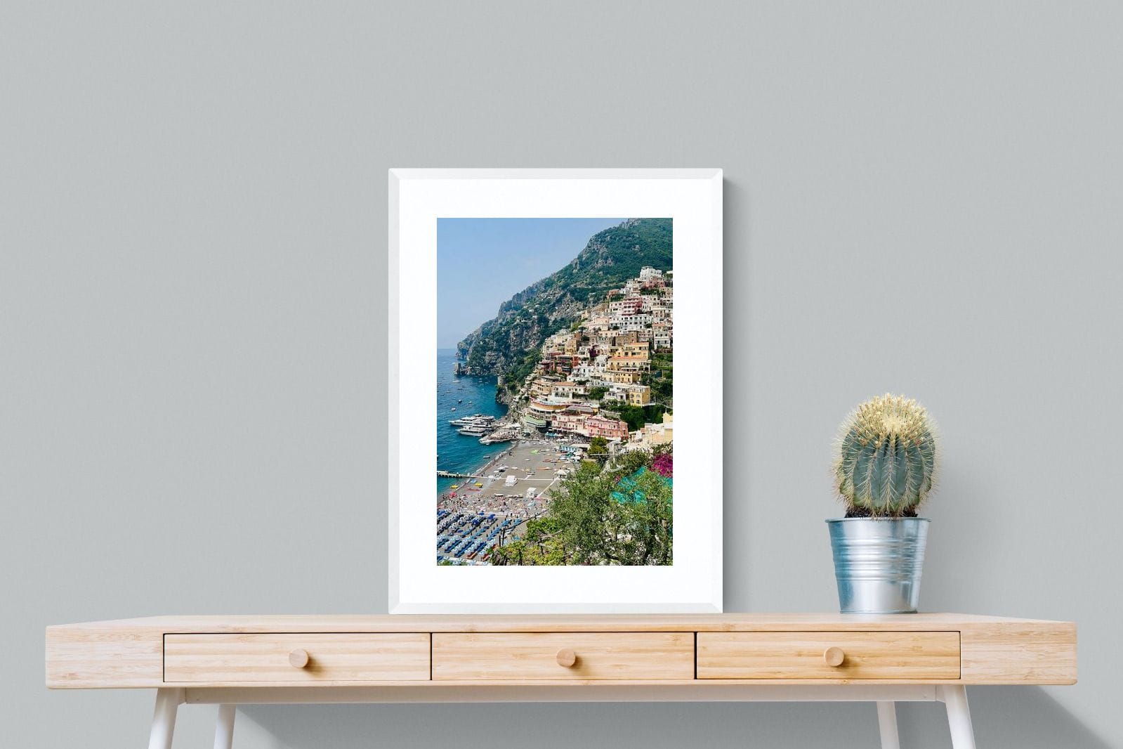 Capri-Wall_Art-60 x 80cm-Framed Print-White-Pixalot
