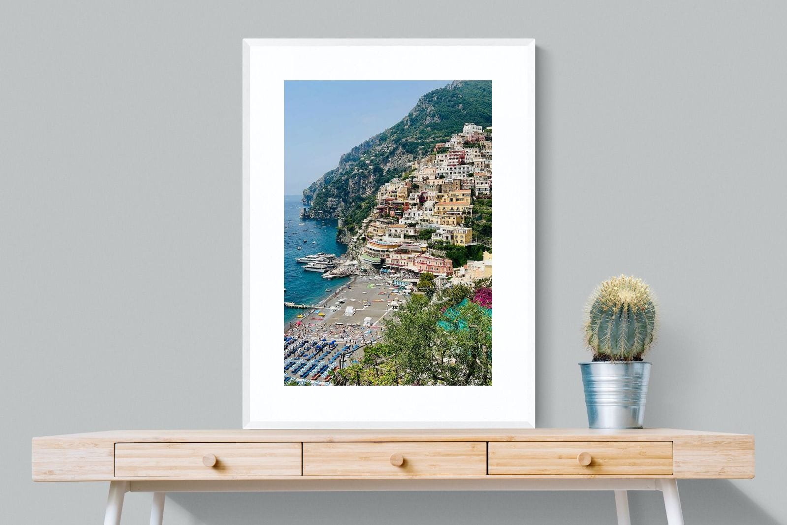 Capri-Wall_Art-75 x 100cm-Framed Print-White-Pixalot