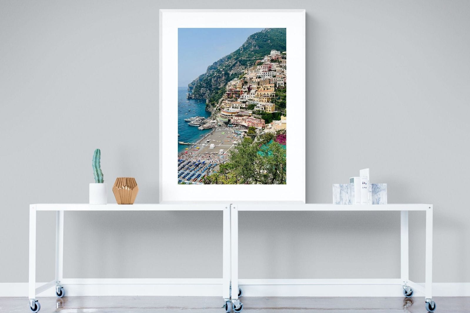 Capri-Wall_Art-90 x 120cm-Framed Print-White-Pixalot