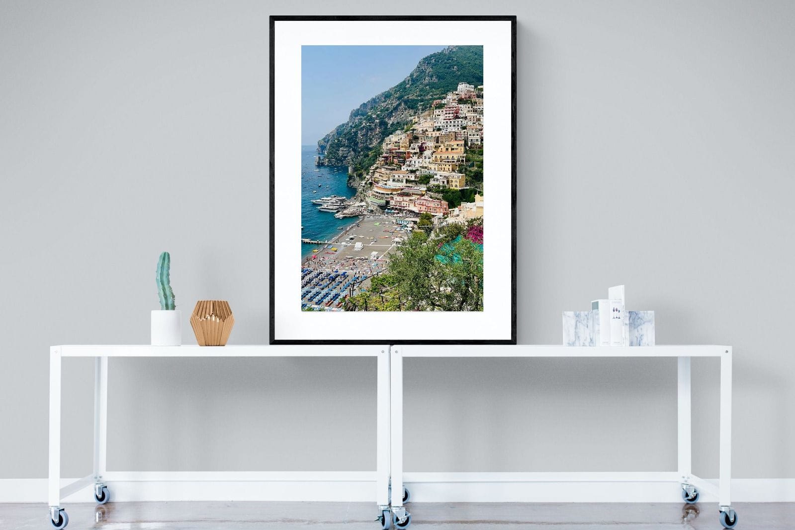 Capri-Wall_Art-90 x 120cm-Framed Print-Black-Pixalot