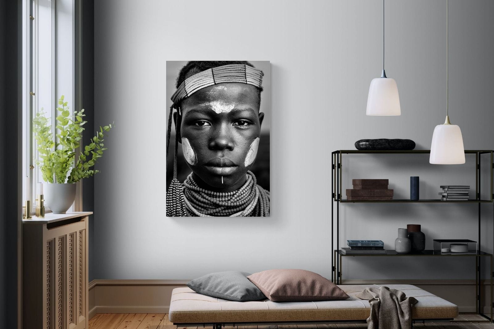 Caro Girl-Wall_Art-100 x 150cm-Mounted Canvas-No Frame-Pixalot