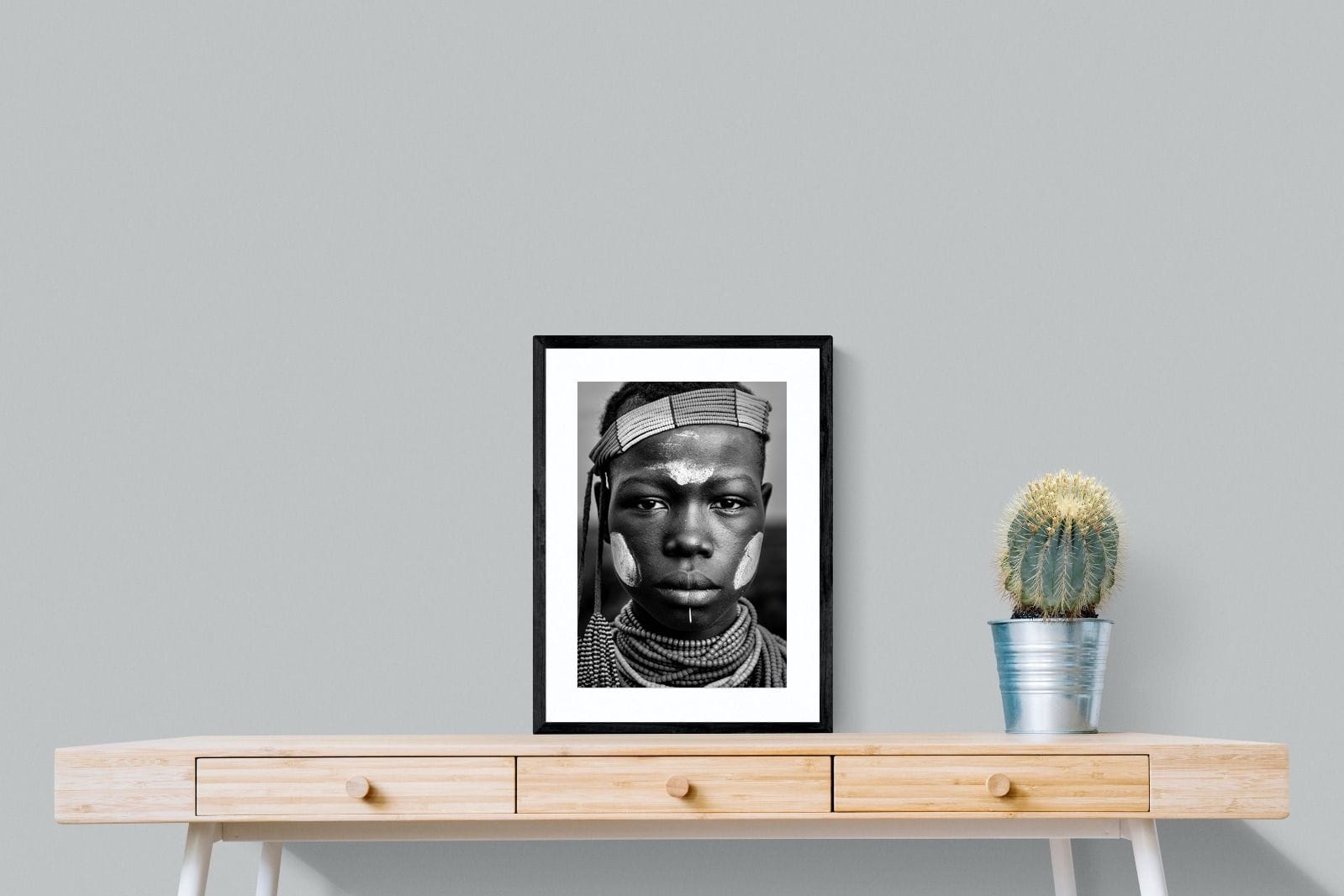 Caro Girl-Wall_Art-45 x 60cm-Framed Print-Black-Pixalot