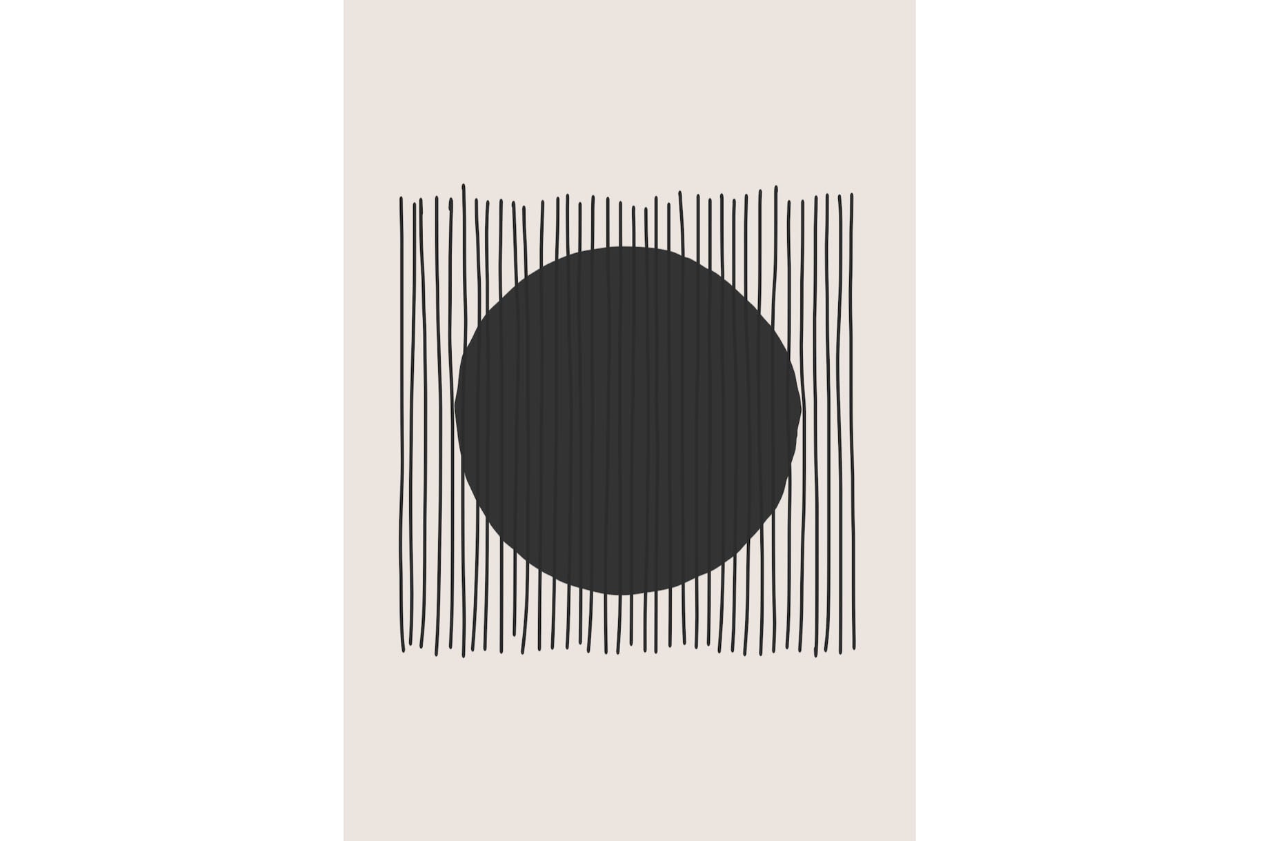 Circles on Lines-Wall_Art-Pixalot
