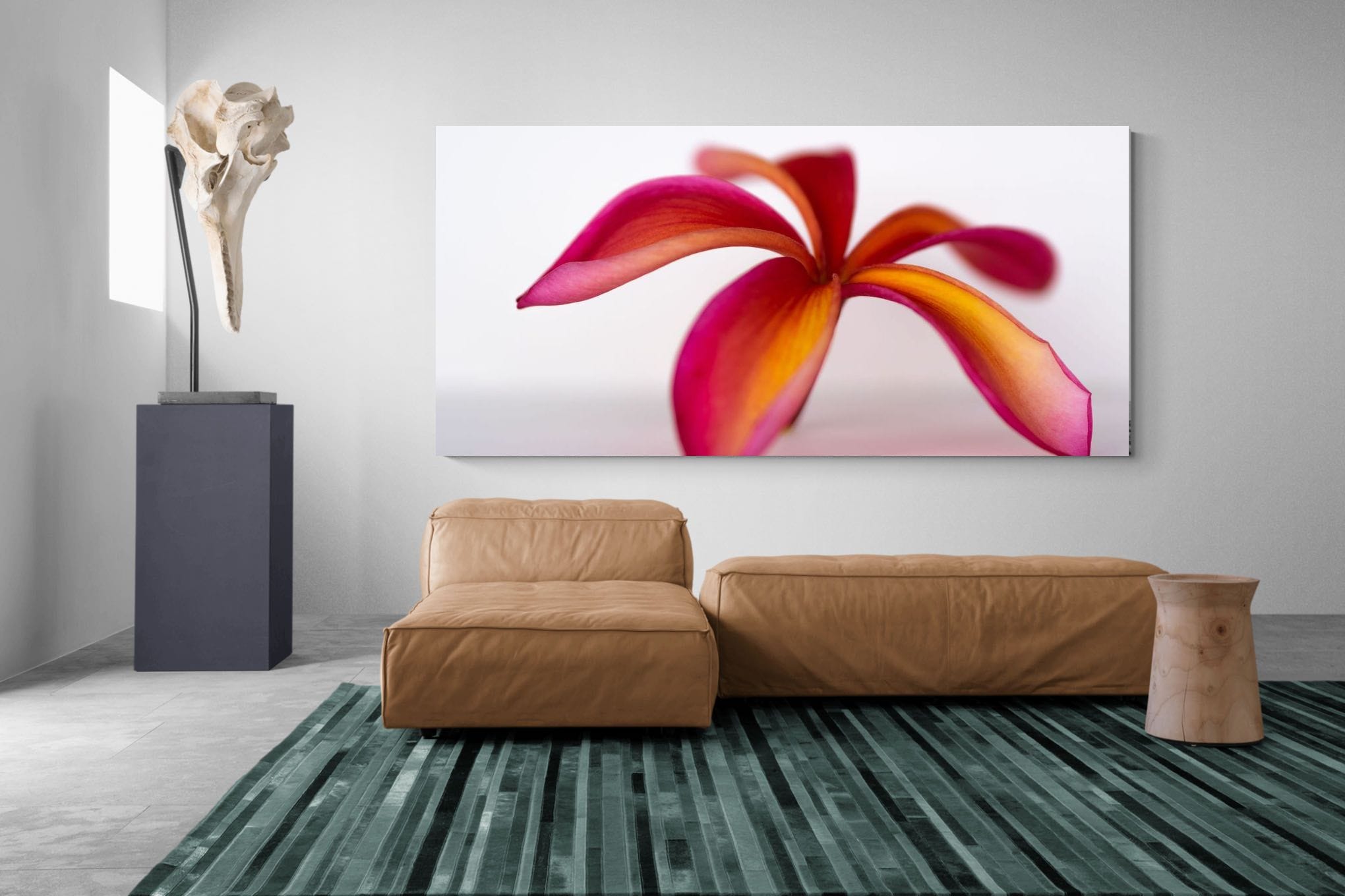 Crimson Flora-Wall_Art-Pixalot