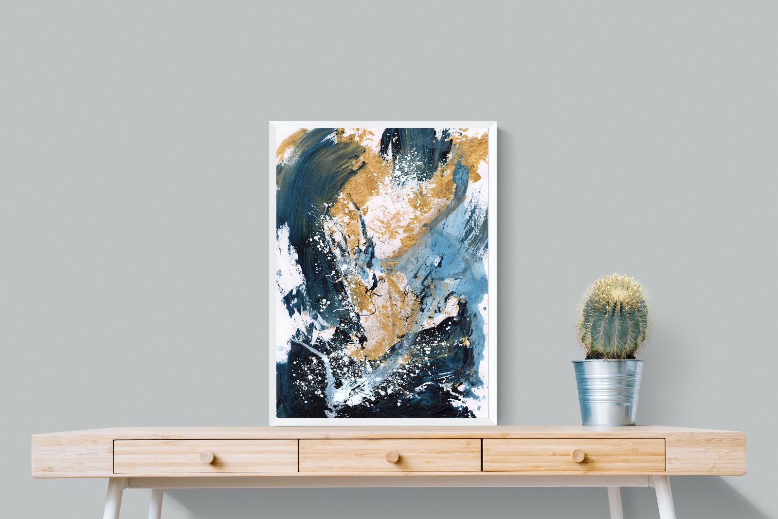 Crushed Abstract Wall Art ⭐️ Canvas & Framed + Many Sizes