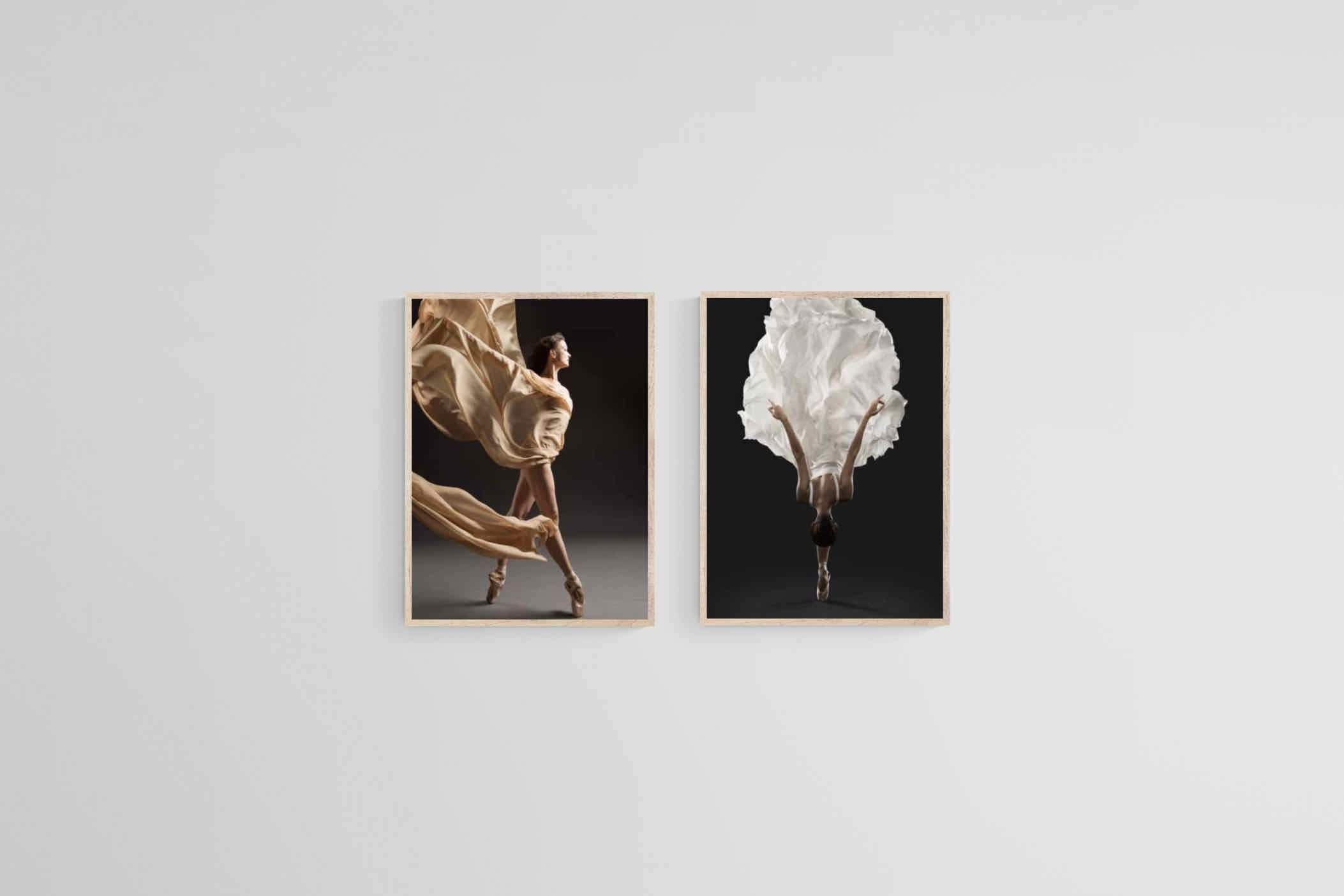 Dancers Set-Wall_Art-45 x 60cm (x2)-Mounted Canvas-Wood-Pixalot