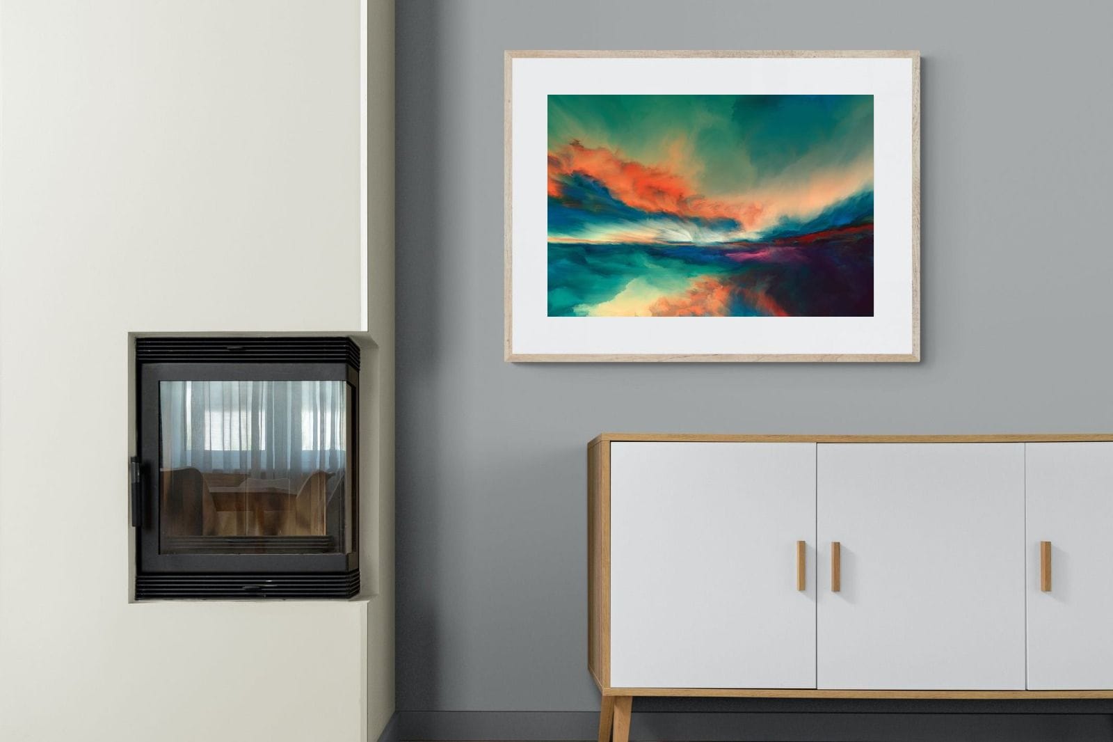 Dawn of Time-Wall_Art-100 x 75cm-Framed Print-Wood-Pixalot