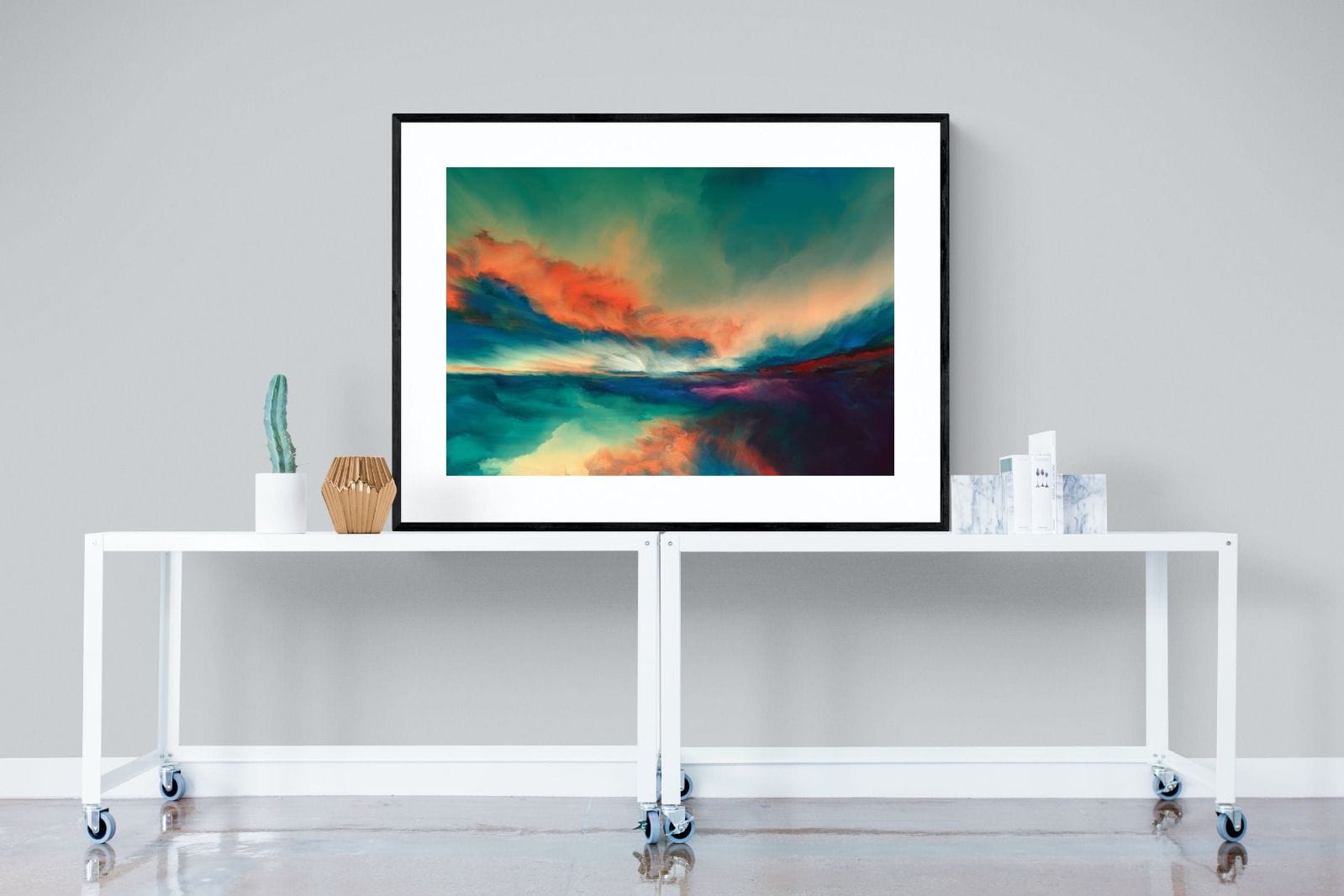 Dawn of Time-Wall_Art-120 x 90cm-Framed Print-Black-Pixalot