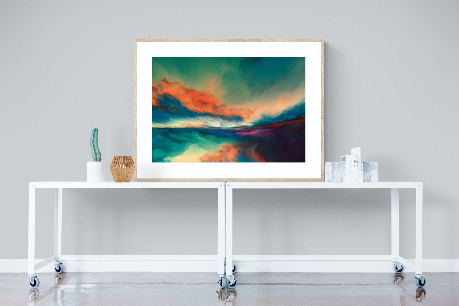 Dawn of Time-Wall_Art-120 x 90cm-Framed Print-Wood-Pixalot