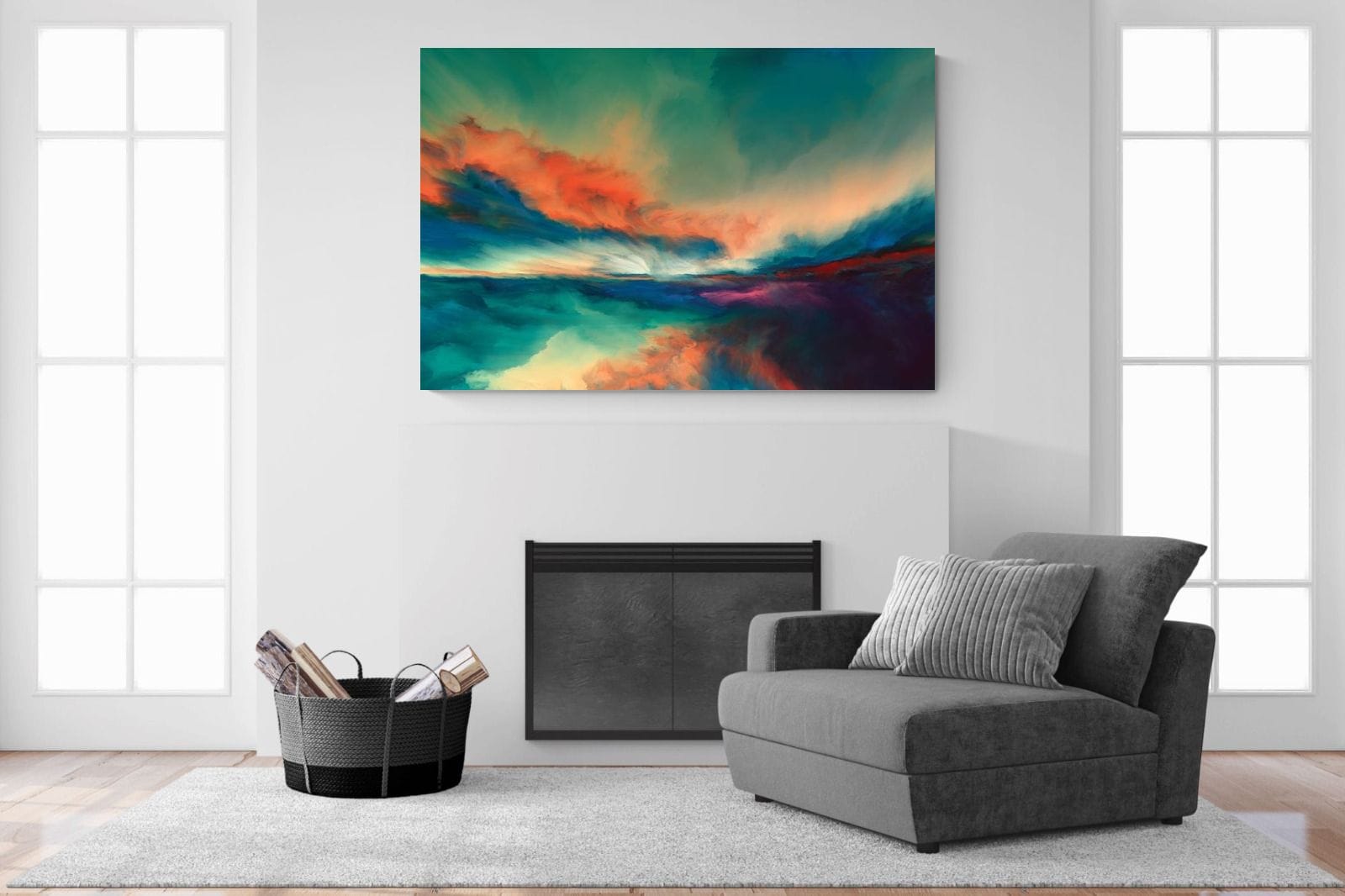Dawn of Time-Wall_Art-150 x 100cm-Mounted Canvas-No Frame-Pixalot