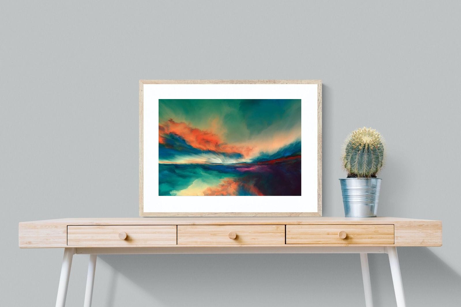 Dawn of Time-Wall_Art-80 x 60cm-Framed Print-Wood-Pixalot
