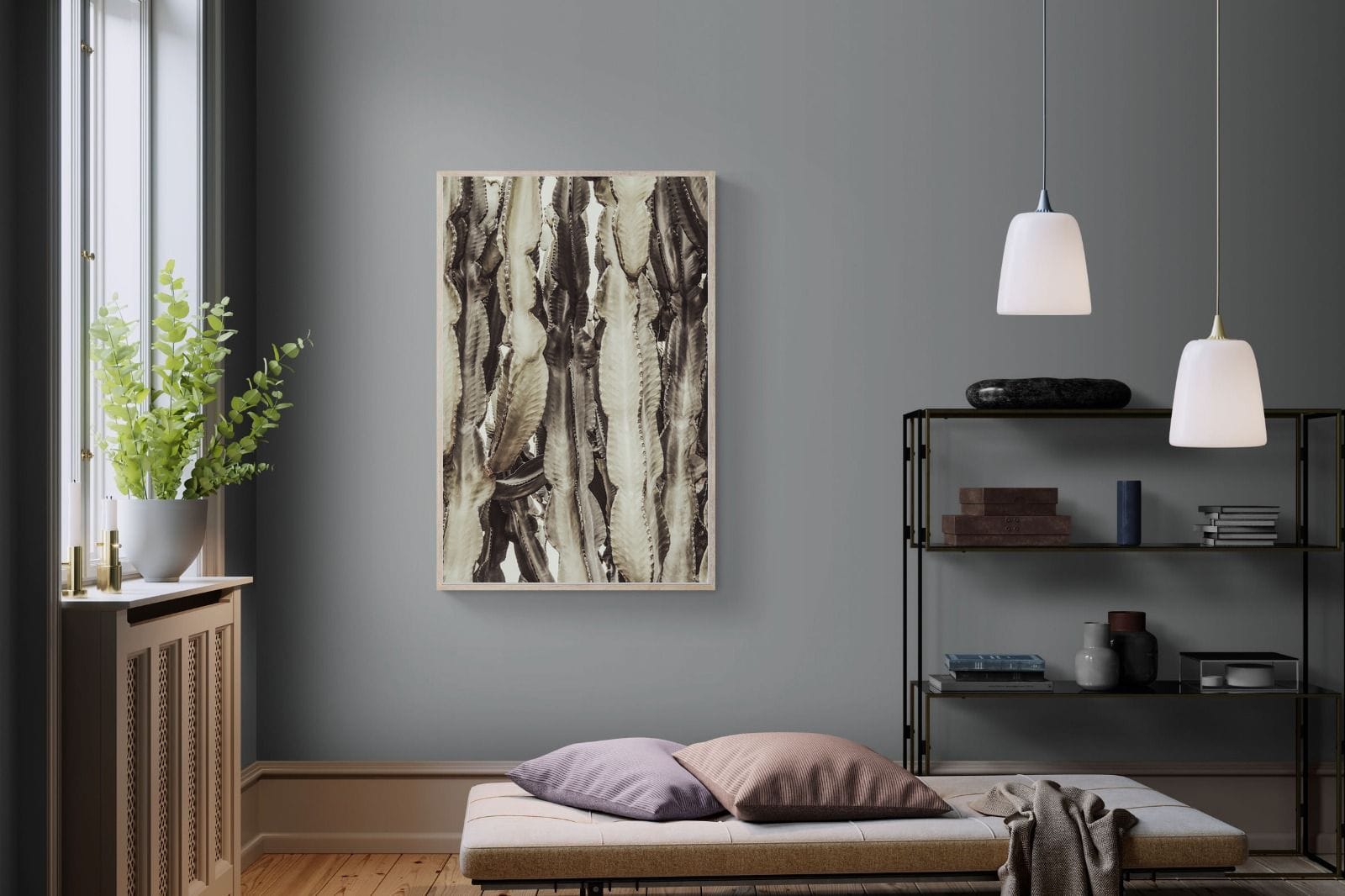 Desert Foliage-Wall_Art-100 x 150cm-Mounted Canvas-Wood-Pixalot