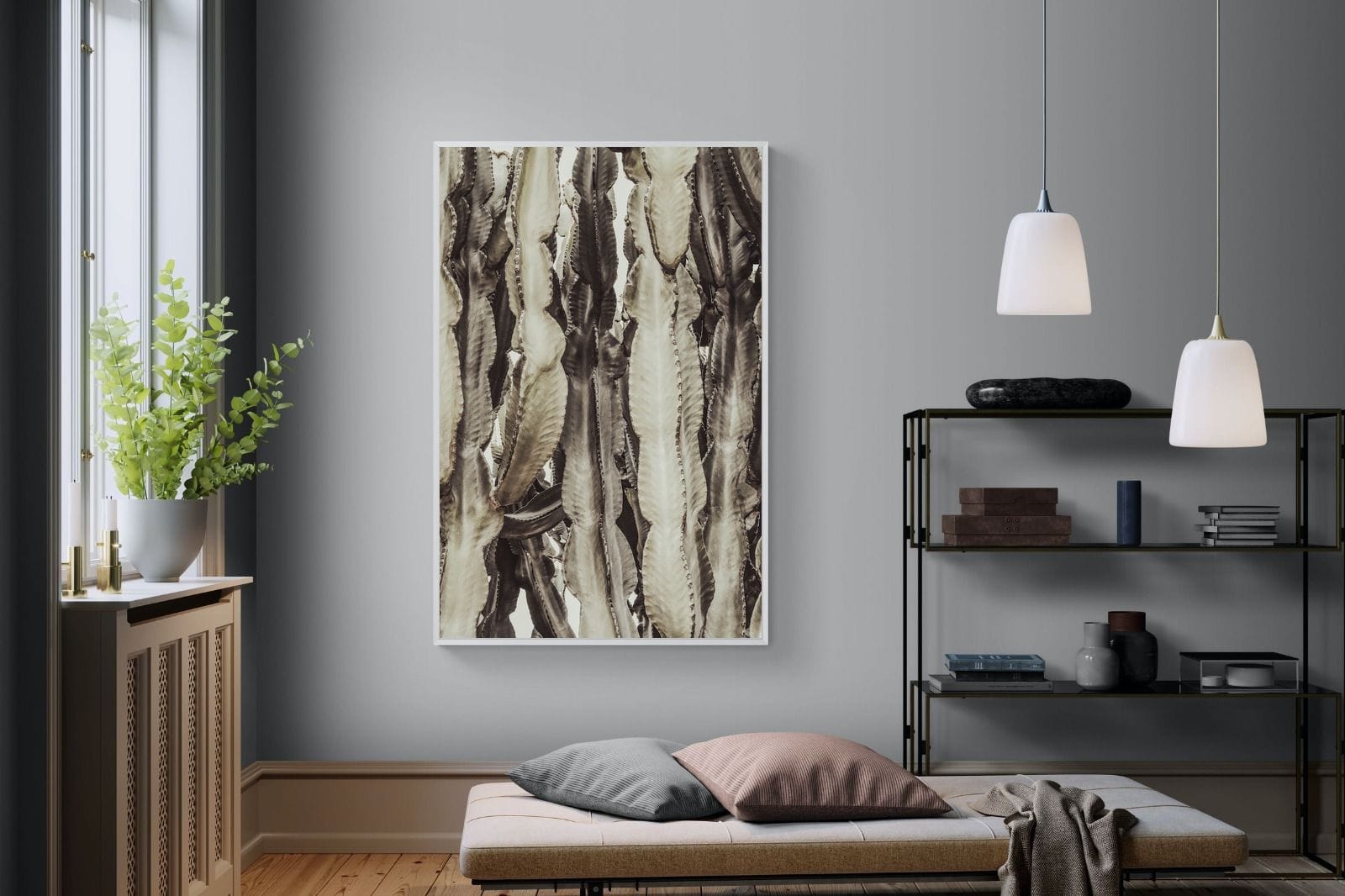 Desert Foliage-Wall_Art-120 x 180cm-Mounted Canvas-White-Pixalot
