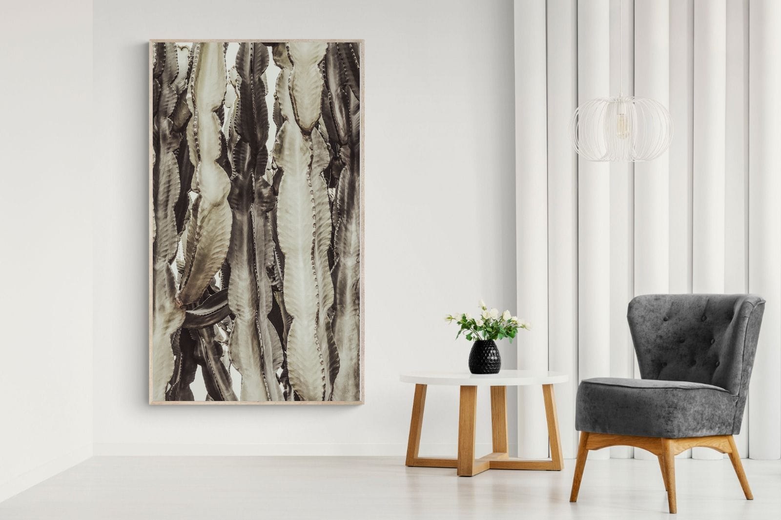Desert Foliage-Wall_Art-130 x 220cm-Mounted Canvas-Wood-Pixalot