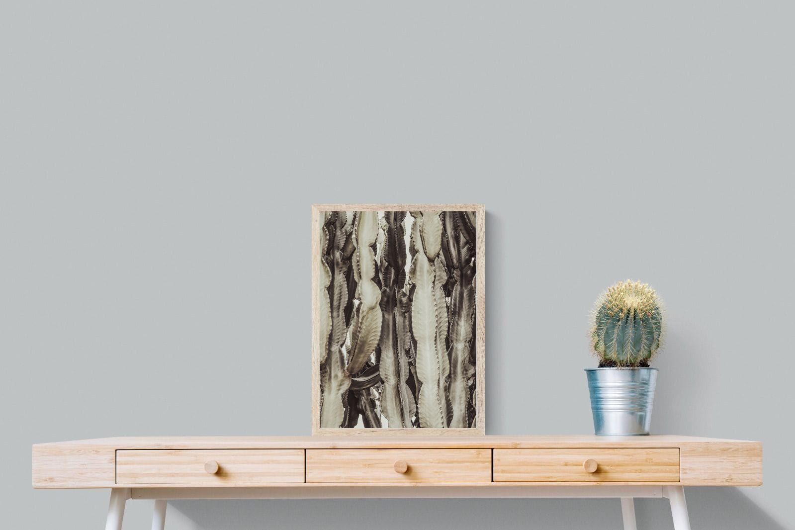 Desert Foliage-Wall_Art-45 x 60cm-Mounted Canvas-Wood-Pixalot