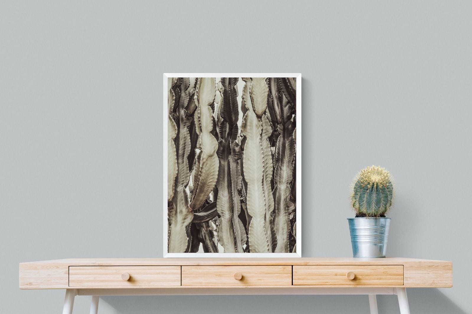 Desert Foliage-Wall_Art-60 x 80cm-Mounted Canvas-White-Pixalot