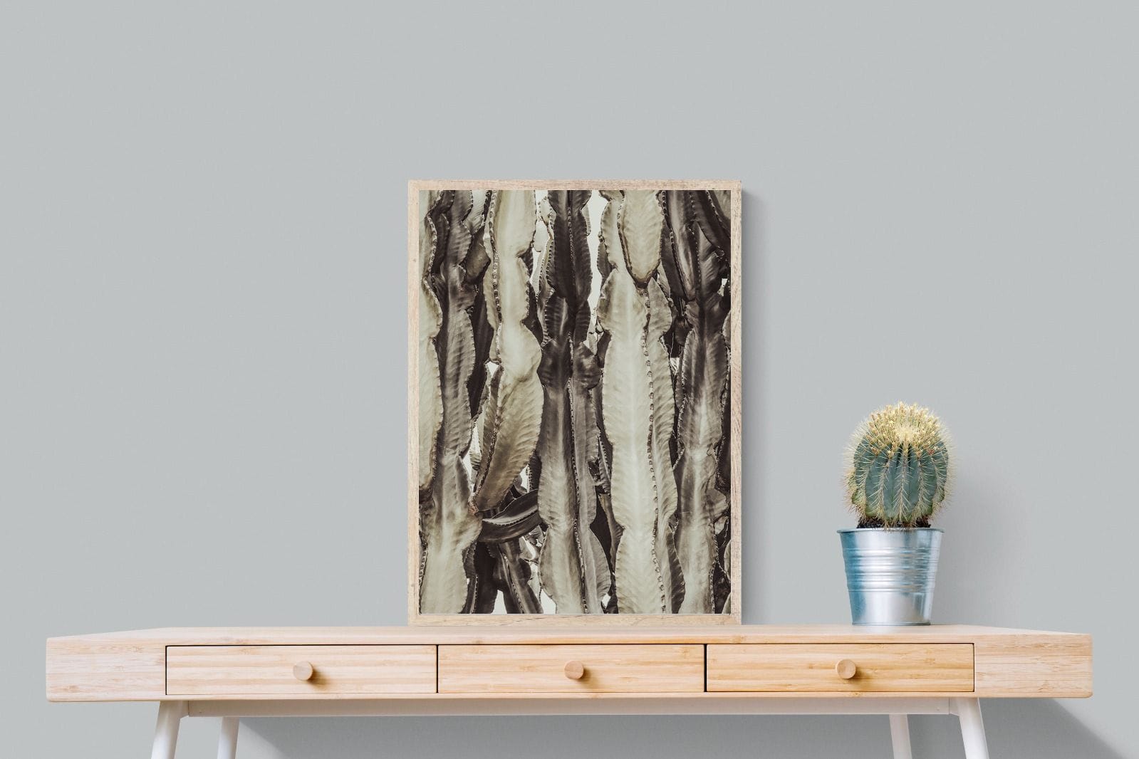 Desert Foliage-Wall_Art-60 x 80cm-Mounted Canvas-Wood-Pixalot