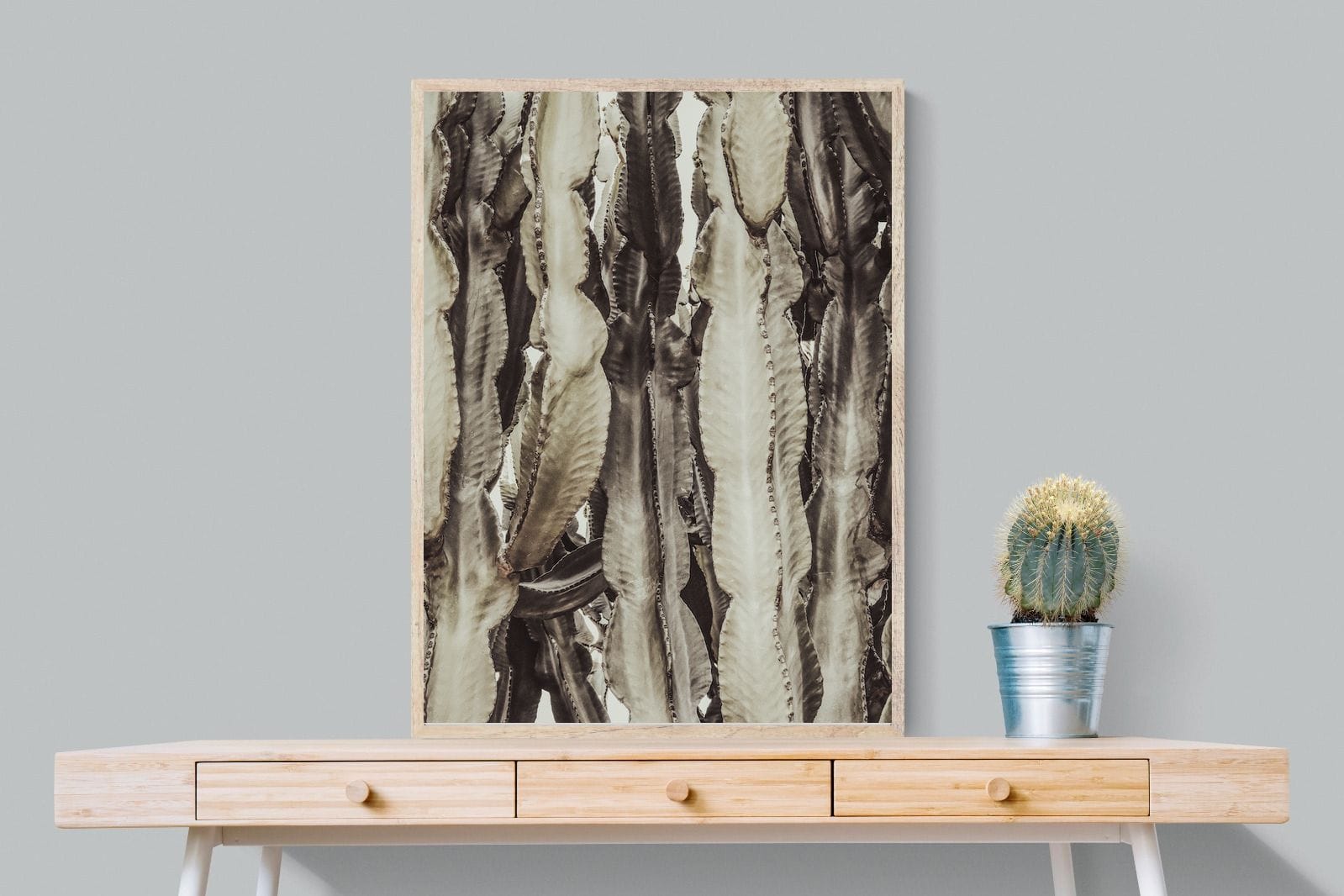 Desert Foliage-Wall_Art-75 x 100cm-Mounted Canvas-Wood-Pixalot