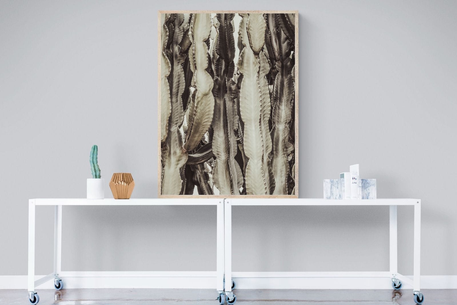 Desert Foliage-Wall_Art-90 x 120cm-Mounted Canvas-Wood-Pixalot