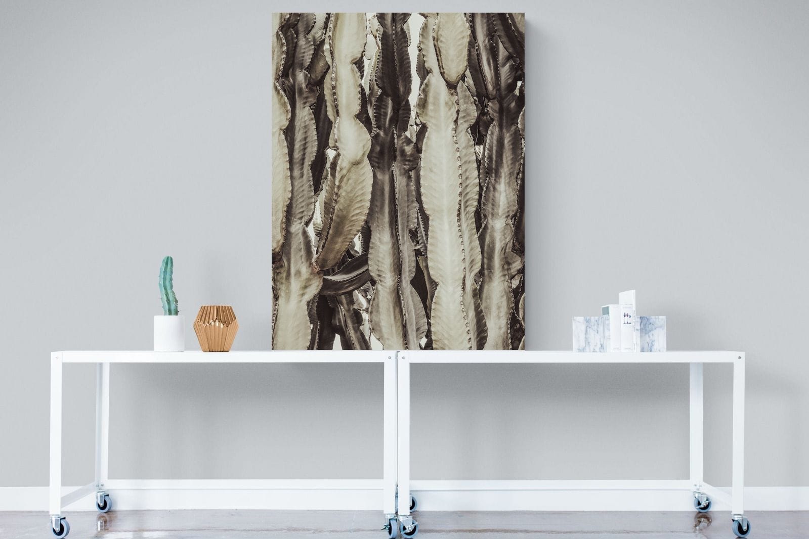 Desert Foliage-Wall_Art-90 x 120cm-Mounted Canvas-No Frame-Pixalot