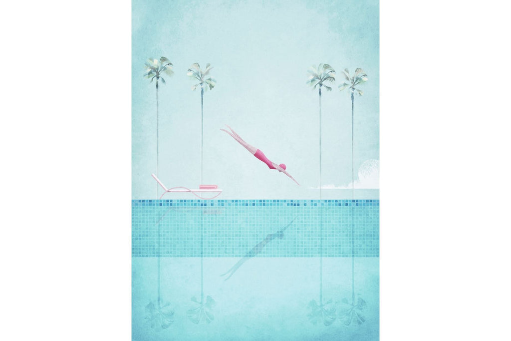 Diver Girl-Wall_Art-Pixalot