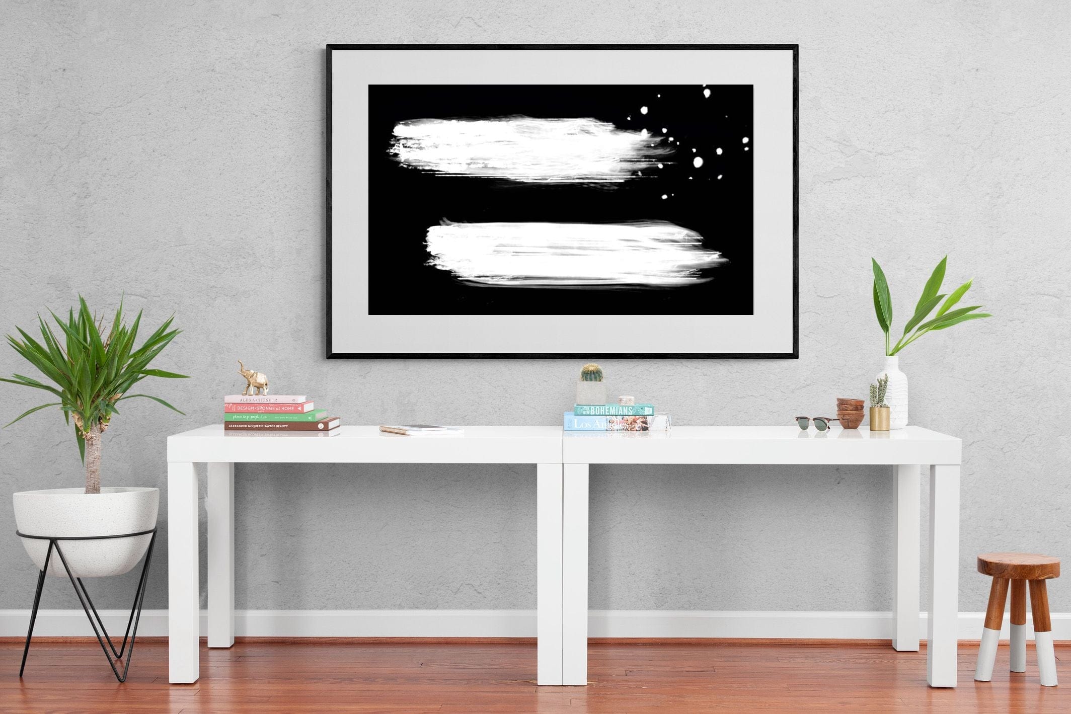 Double-Wall_Art-150 x 100cm-Framed Print-Black-Pixalot