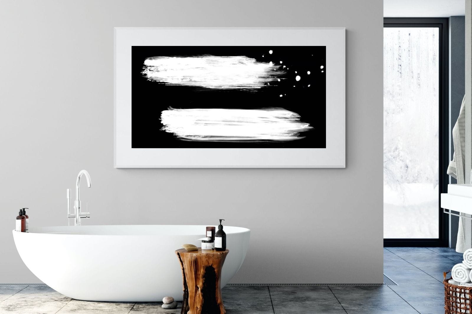 Double-Wall_Art-180 x 110cm-Framed Print-White-Pixalot