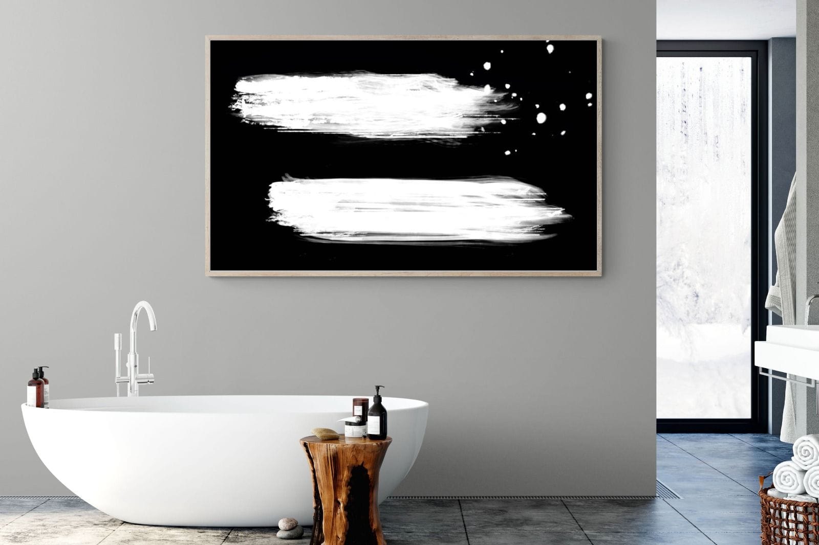 Double-Wall_Art-180 x 110cm-Mounted Canvas-Wood-Pixalot