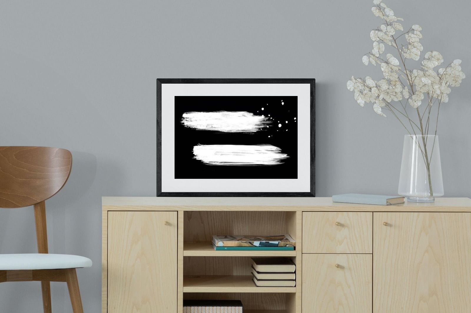 Double-Wall_Art-60 x 45cm-Framed Print-Black-Pixalot