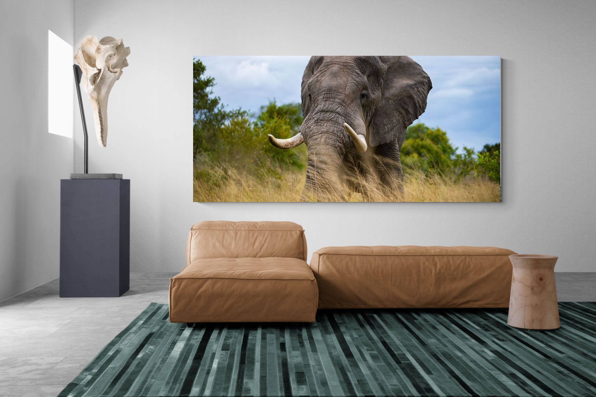 Emerge-Wall_Art-275 x 130cm-Mounted Canvas-No Frame-Pixalot