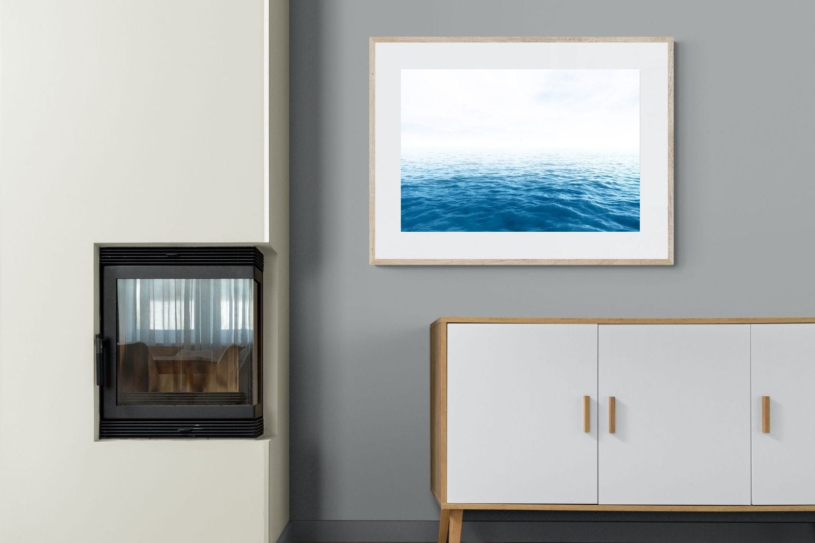 Endless Ocean-Wall_Art-100 x 75cm-Framed Print-Wood-Pixalot