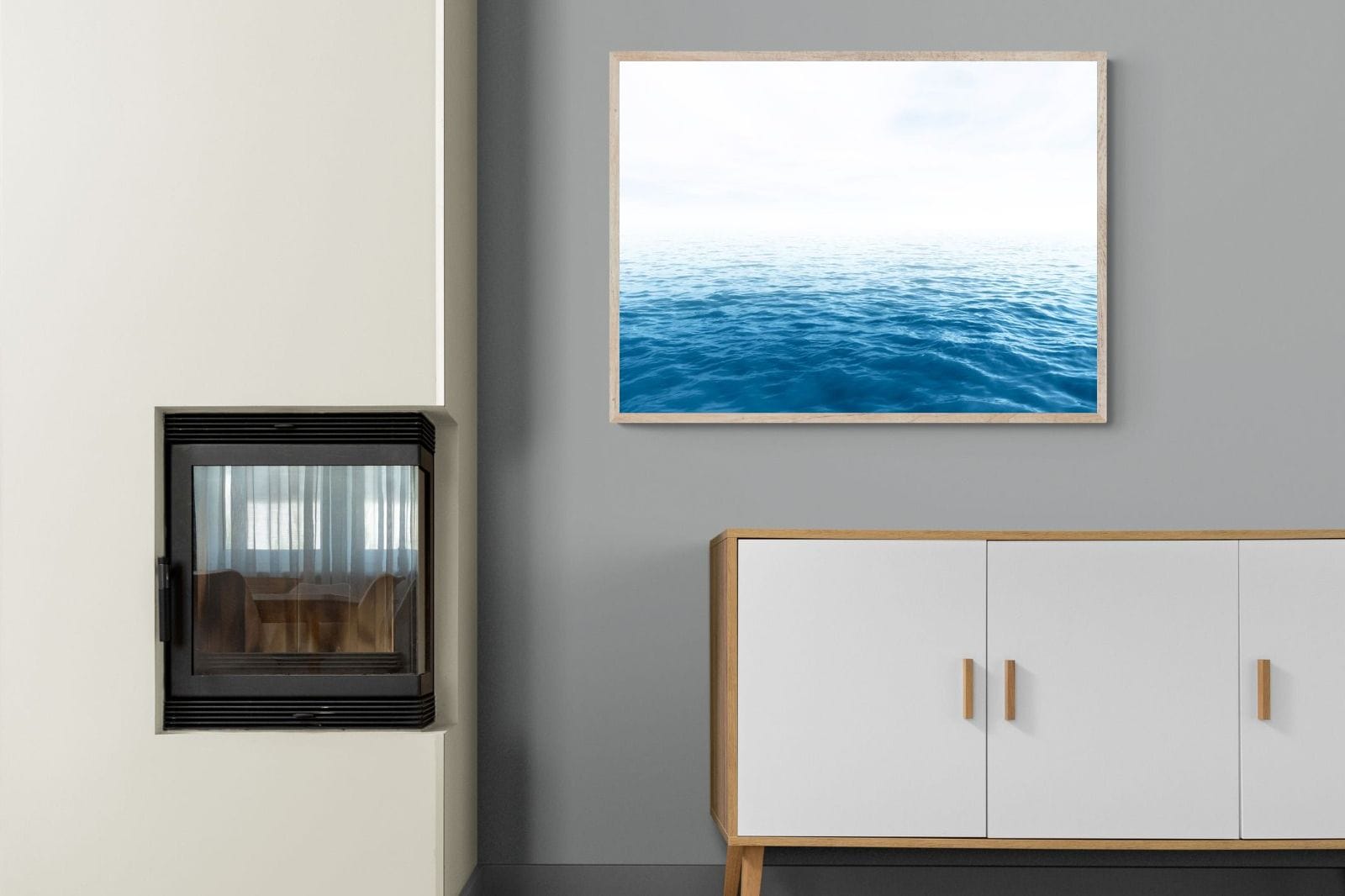 Endless Ocean-Wall_Art-100 x 75cm-Mounted Canvas-Wood-Pixalot