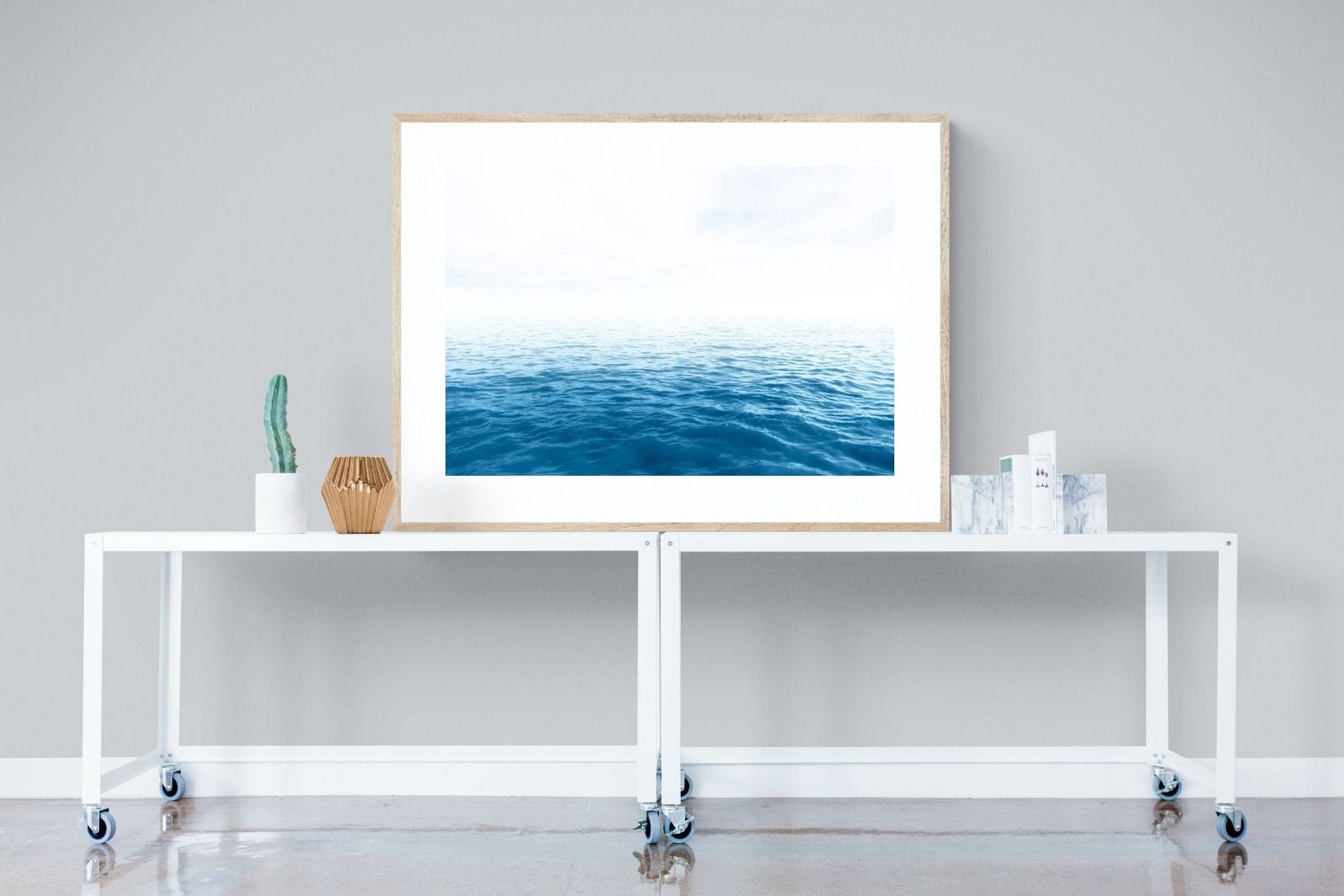 Endless Ocean-Wall_Art-120 x 90cm-Framed Print-Wood-Pixalot