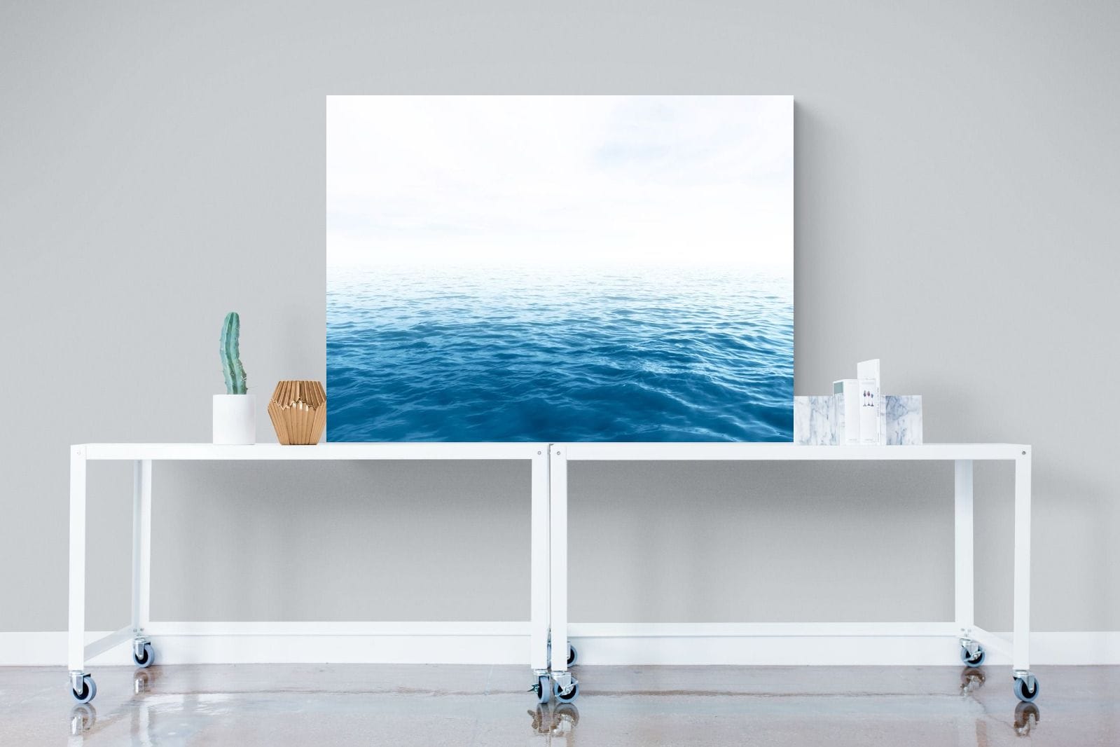 Endless Ocean-Wall_Art-120 x 90cm-Mounted Canvas-No Frame-Pixalot