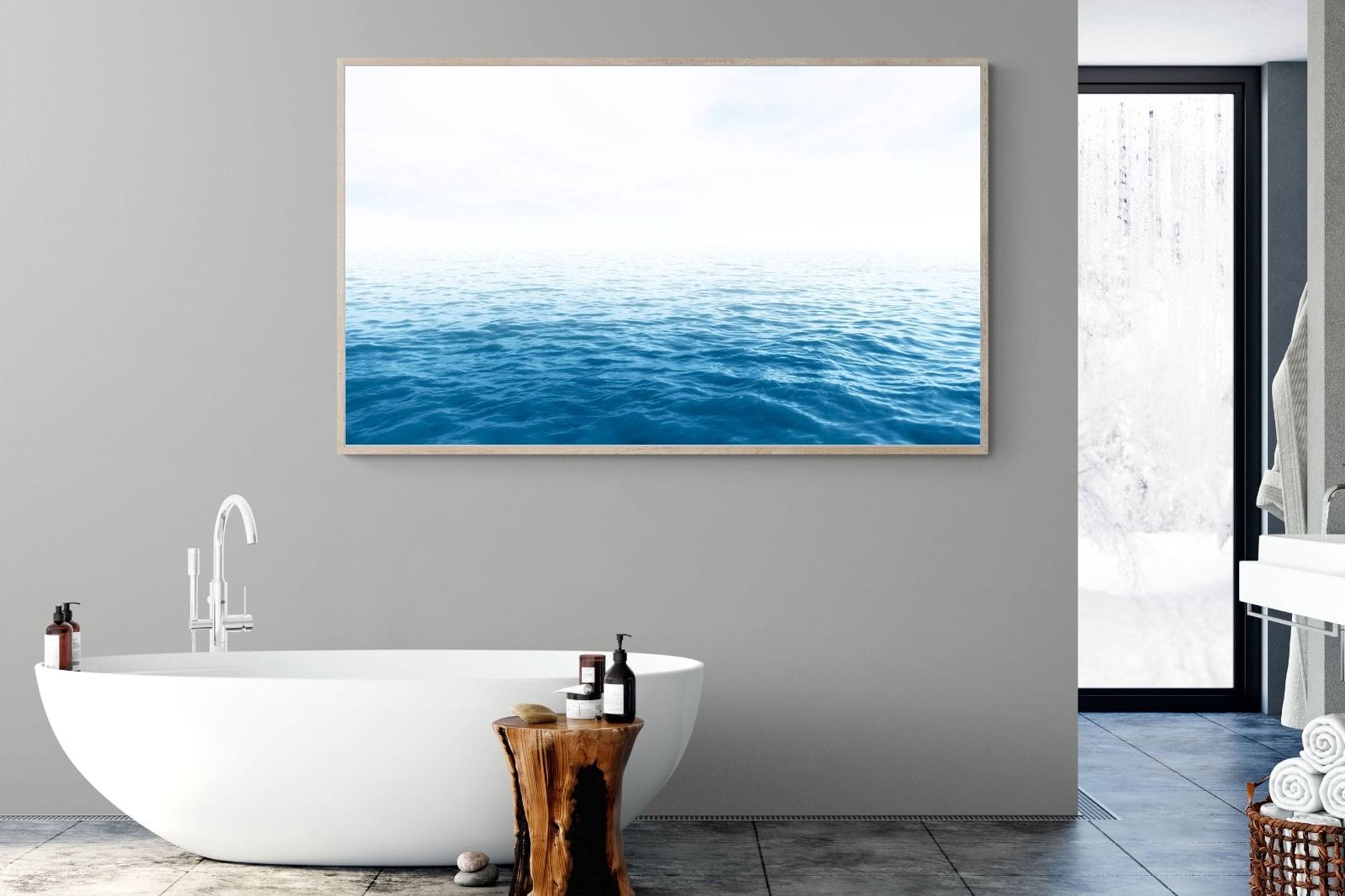 Endless Ocean-Wall_Art-180 x 110cm-Mounted Canvas-Wood-Pixalot