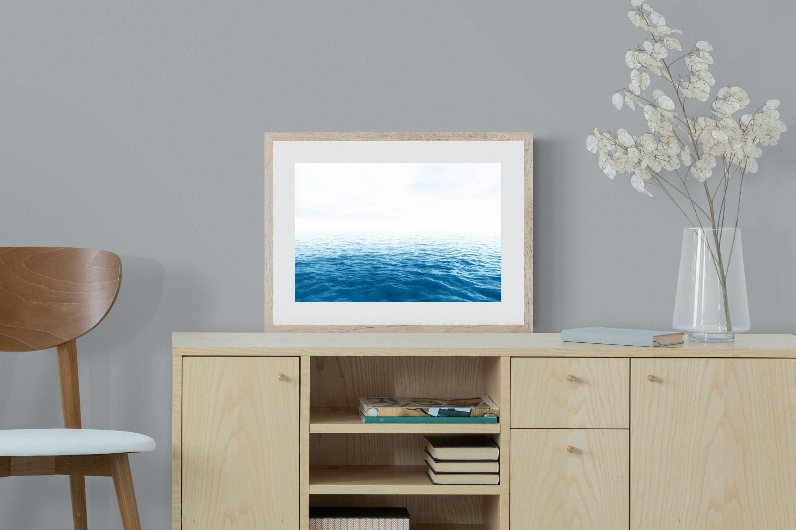 Endless Ocean-Wall_Art-60 x 45cm-Framed Print-Wood-Pixalot