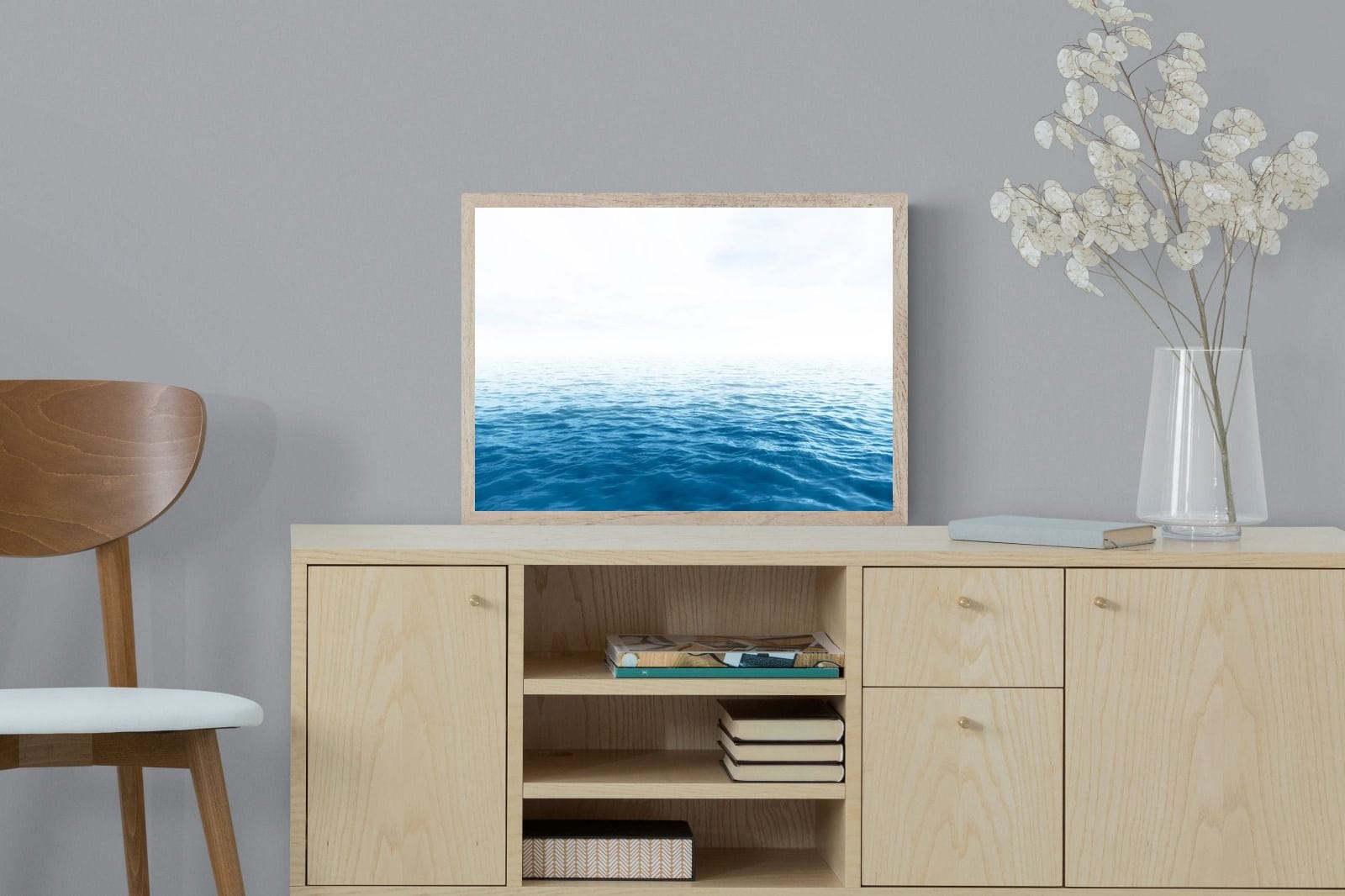 Endless Ocean-Wall_Art-60 x 45cm-Mounted Canvas-Wood-Pixalot