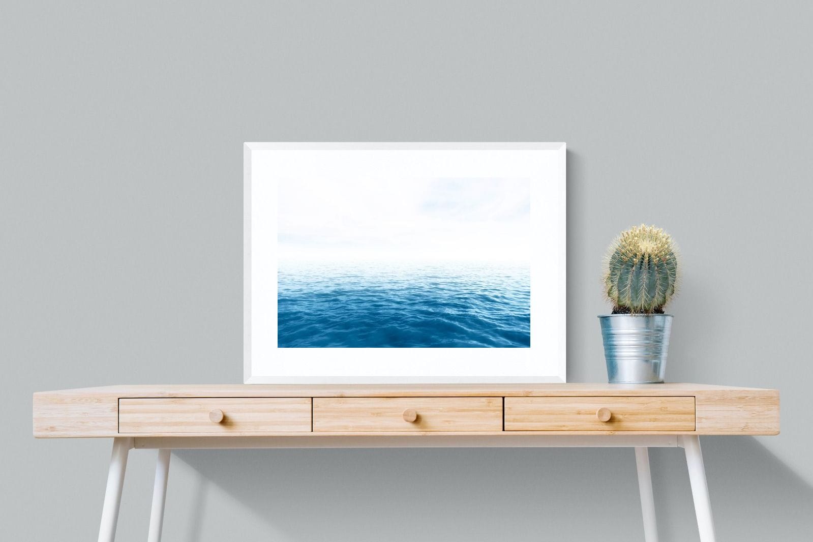 Endless Ocean-Wall_Art-80 x 60cm-Framed Print-White-Pixalot